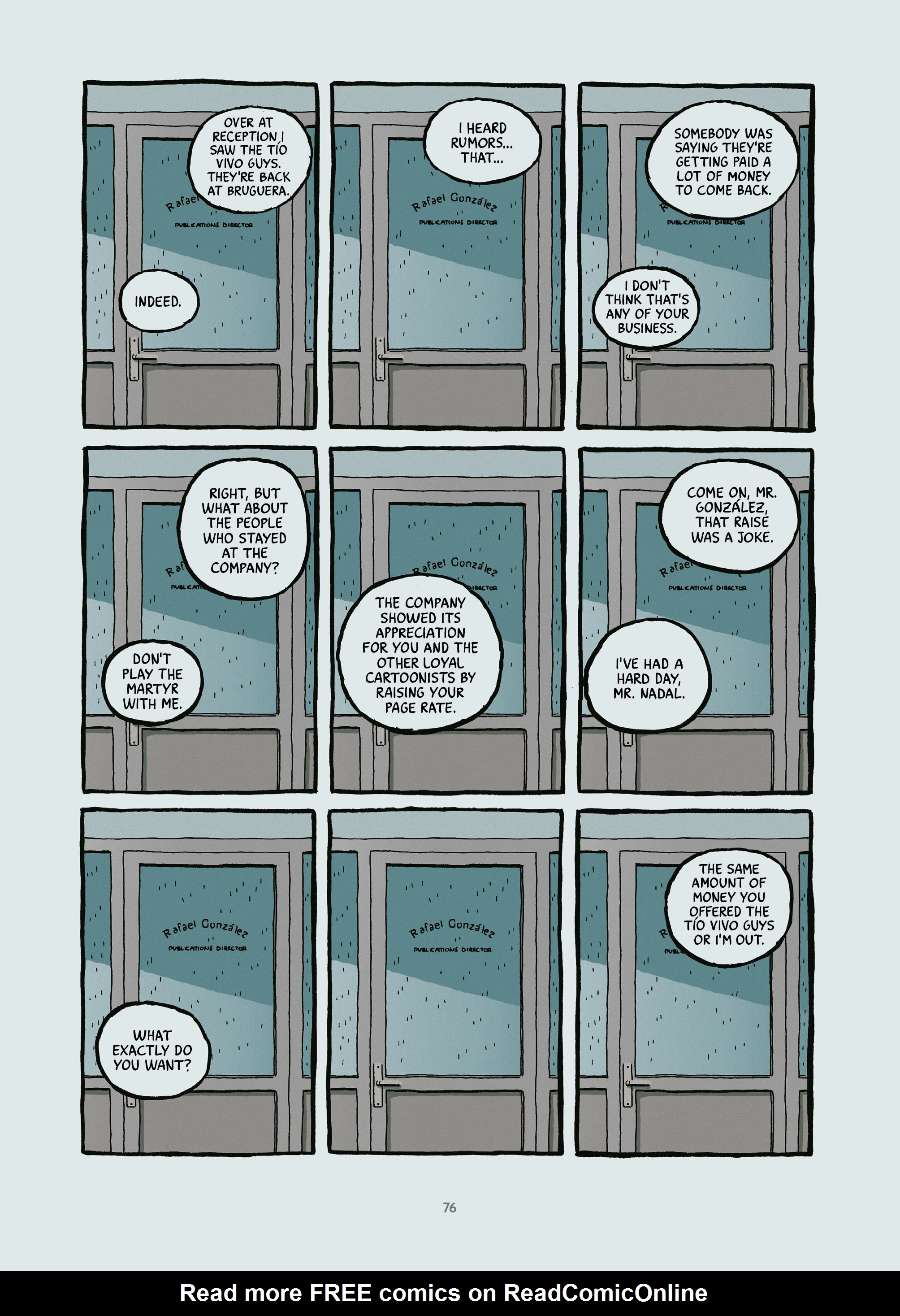Read online The Winter of the Cartoonist comic -  Issue # TPB - 77