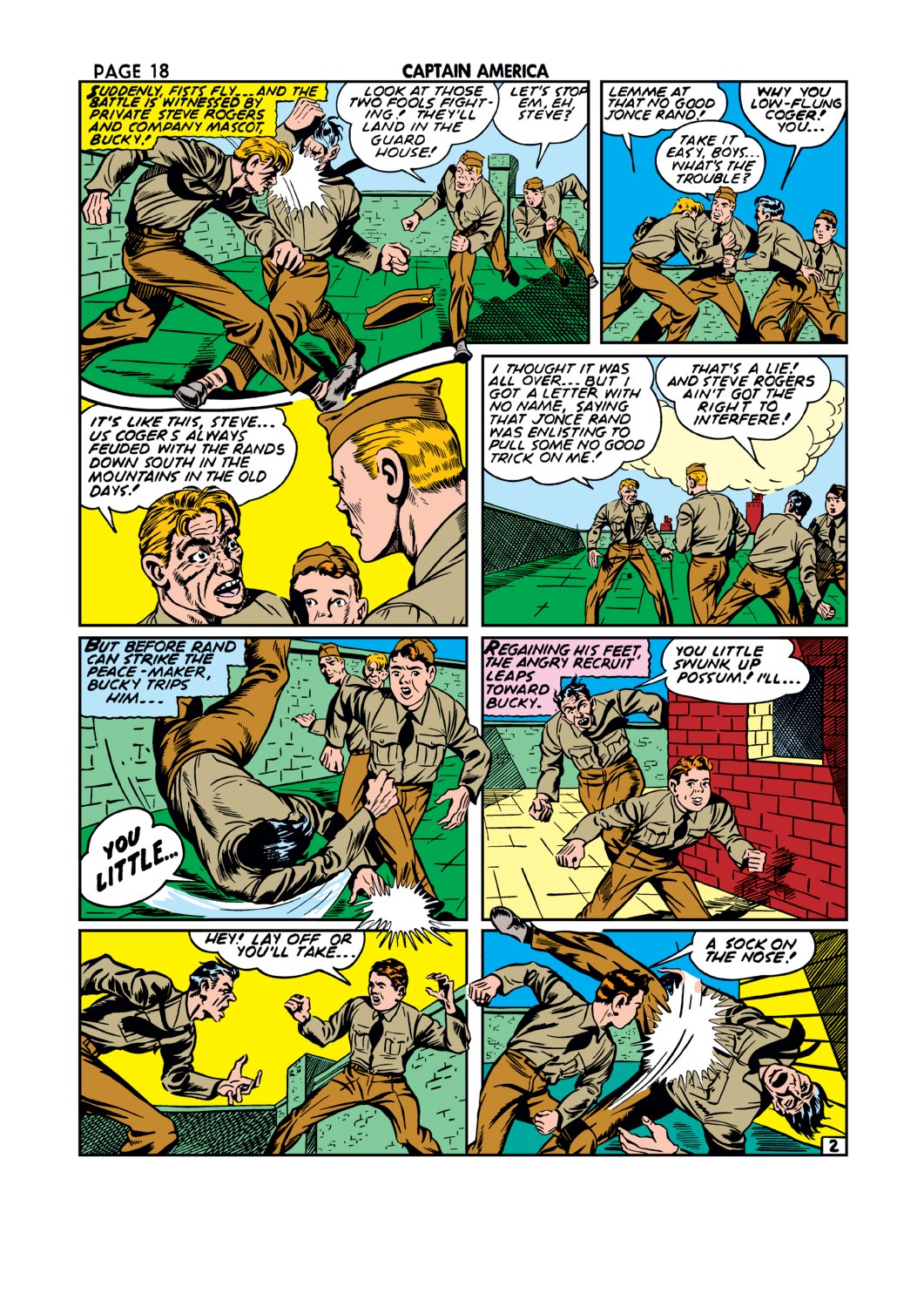 Read online Captain America Comics comic -  Issue #11 - 19