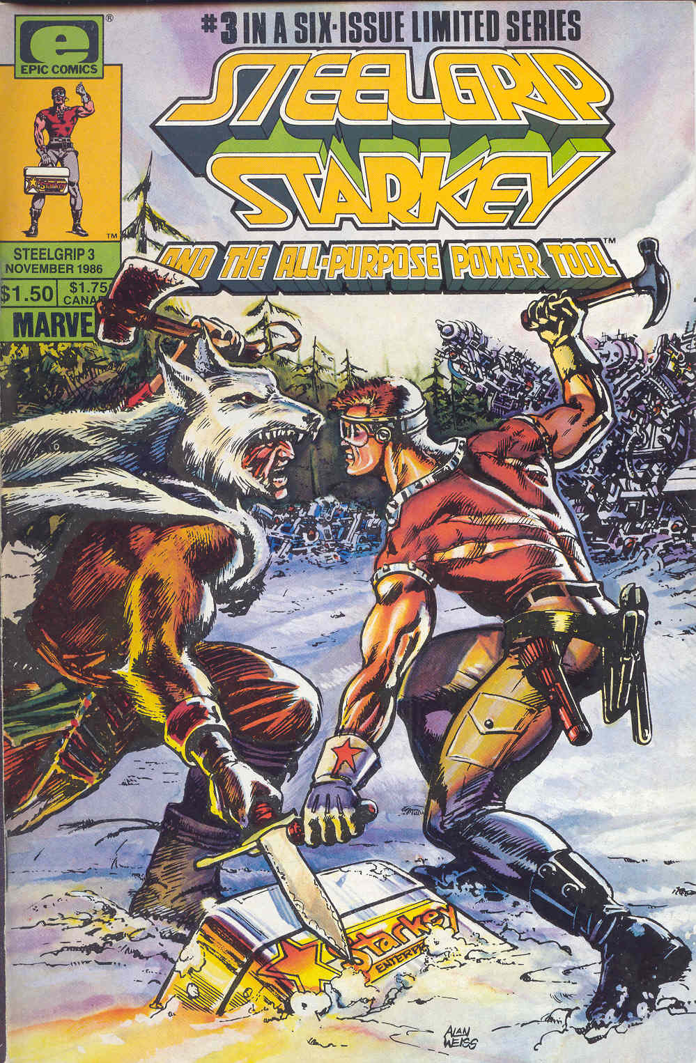 Read online Steelgrip Starkey comic -  Issue #3 - 1