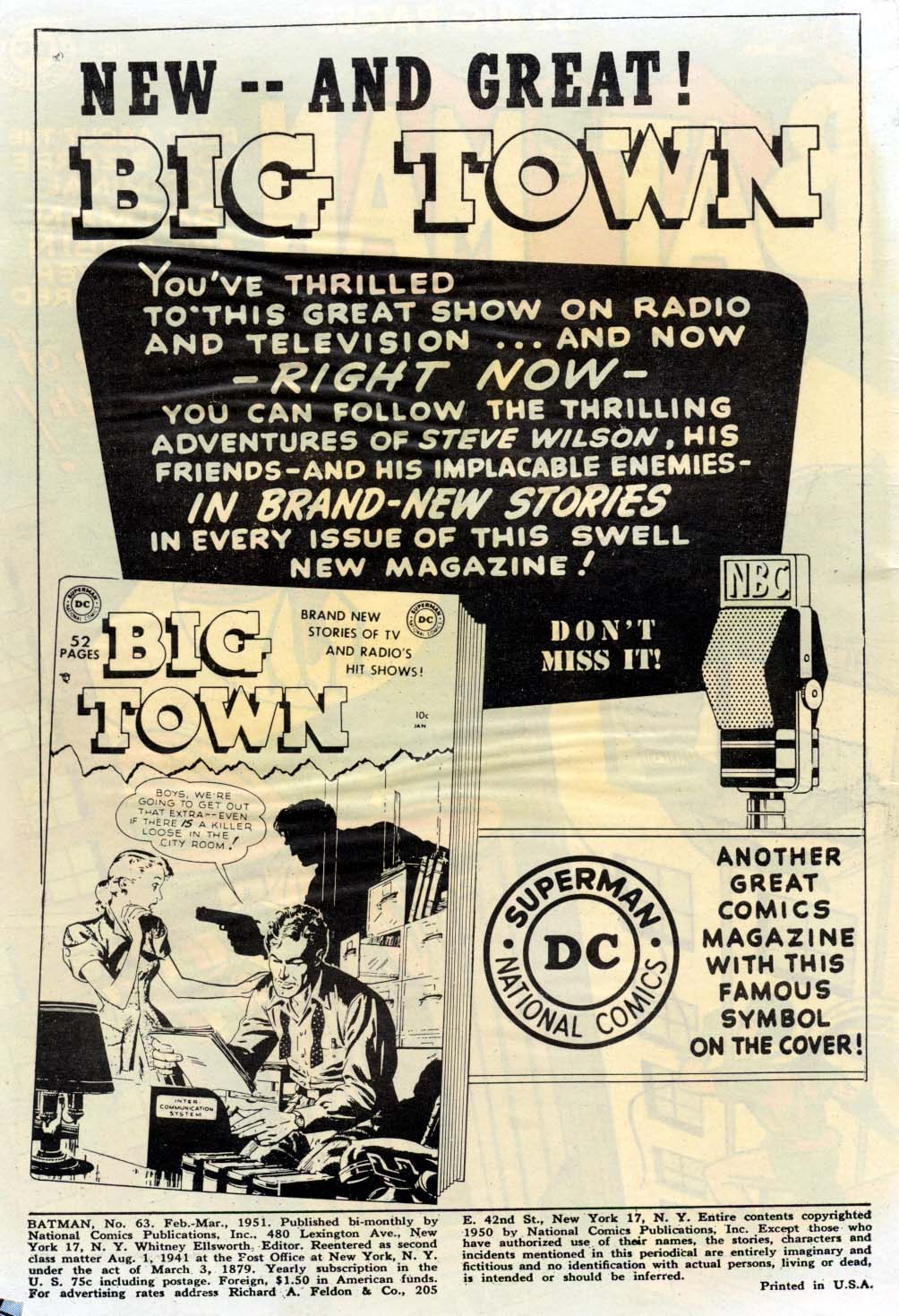 Read online Batman (1940) comic -  Issue #63 - 2
