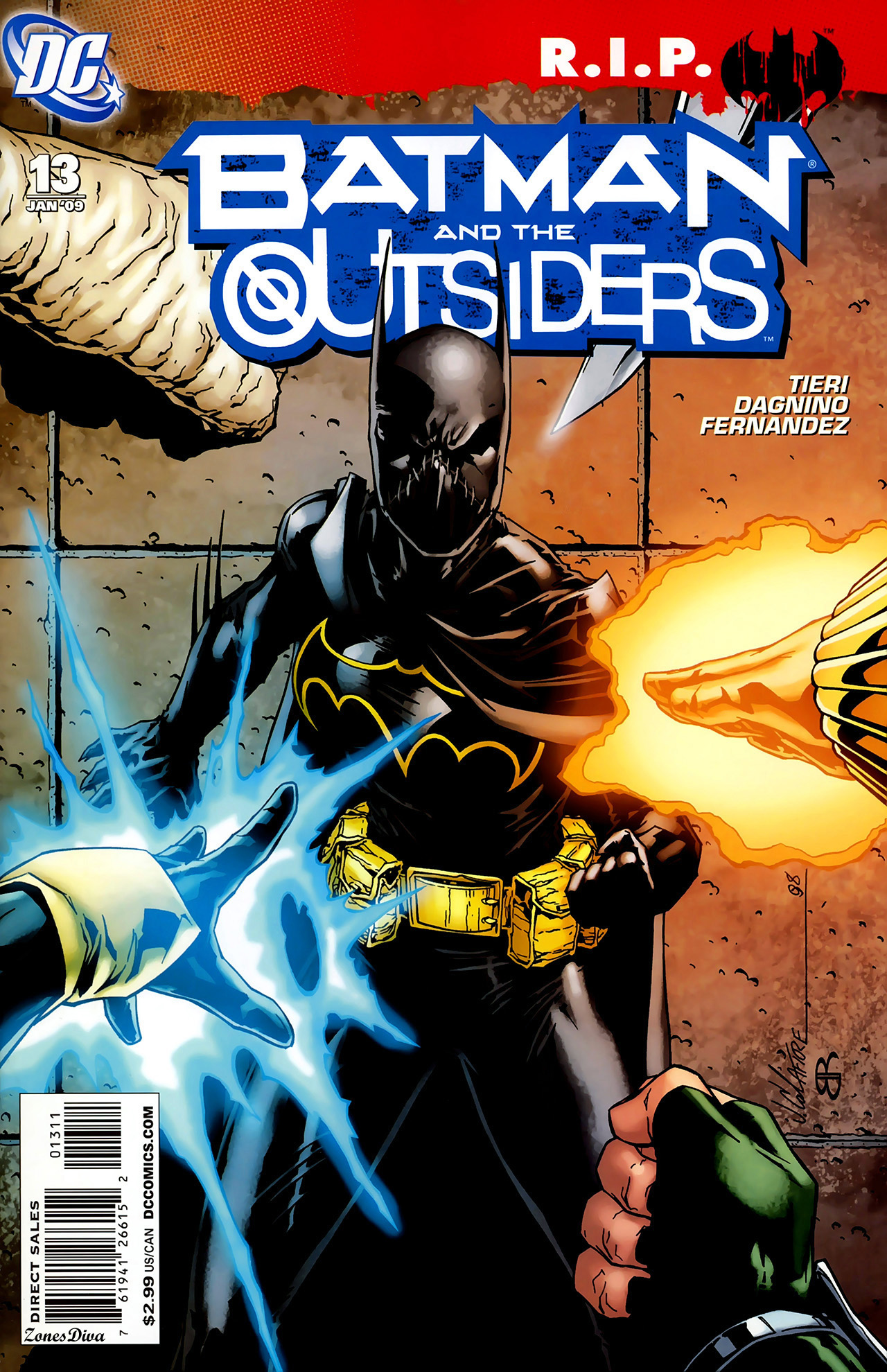Read online Batman and the Outsiders (2007) comic -  Issue #13 - 1