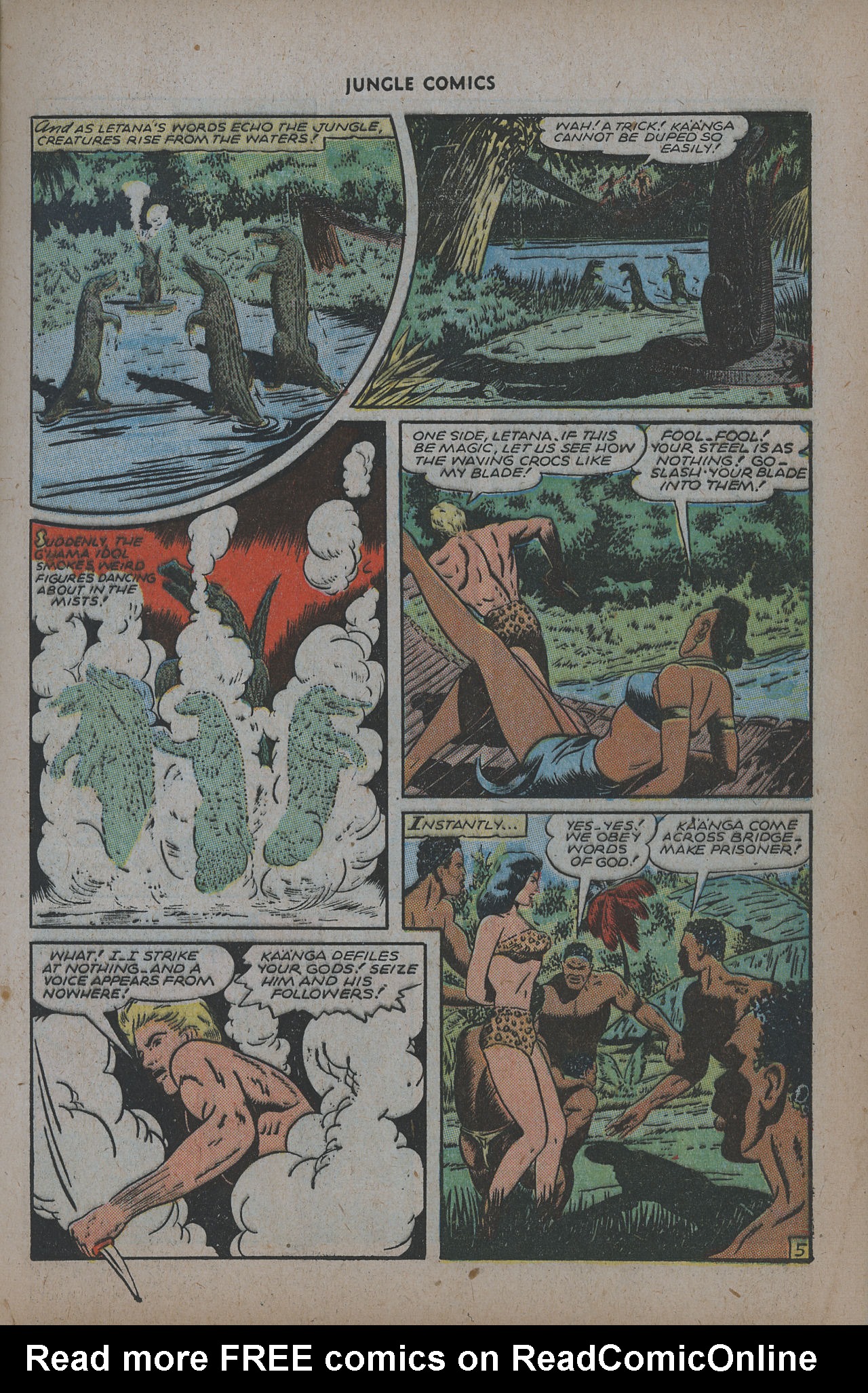 Read online Jungle Comics comic -  Issue #71 - 7