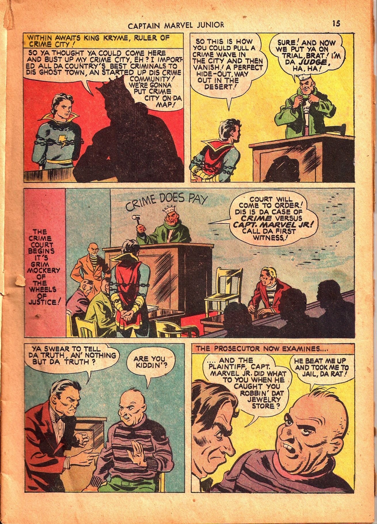 Read online Captain Marvel, Jr. comic -  Issue #09 - 15