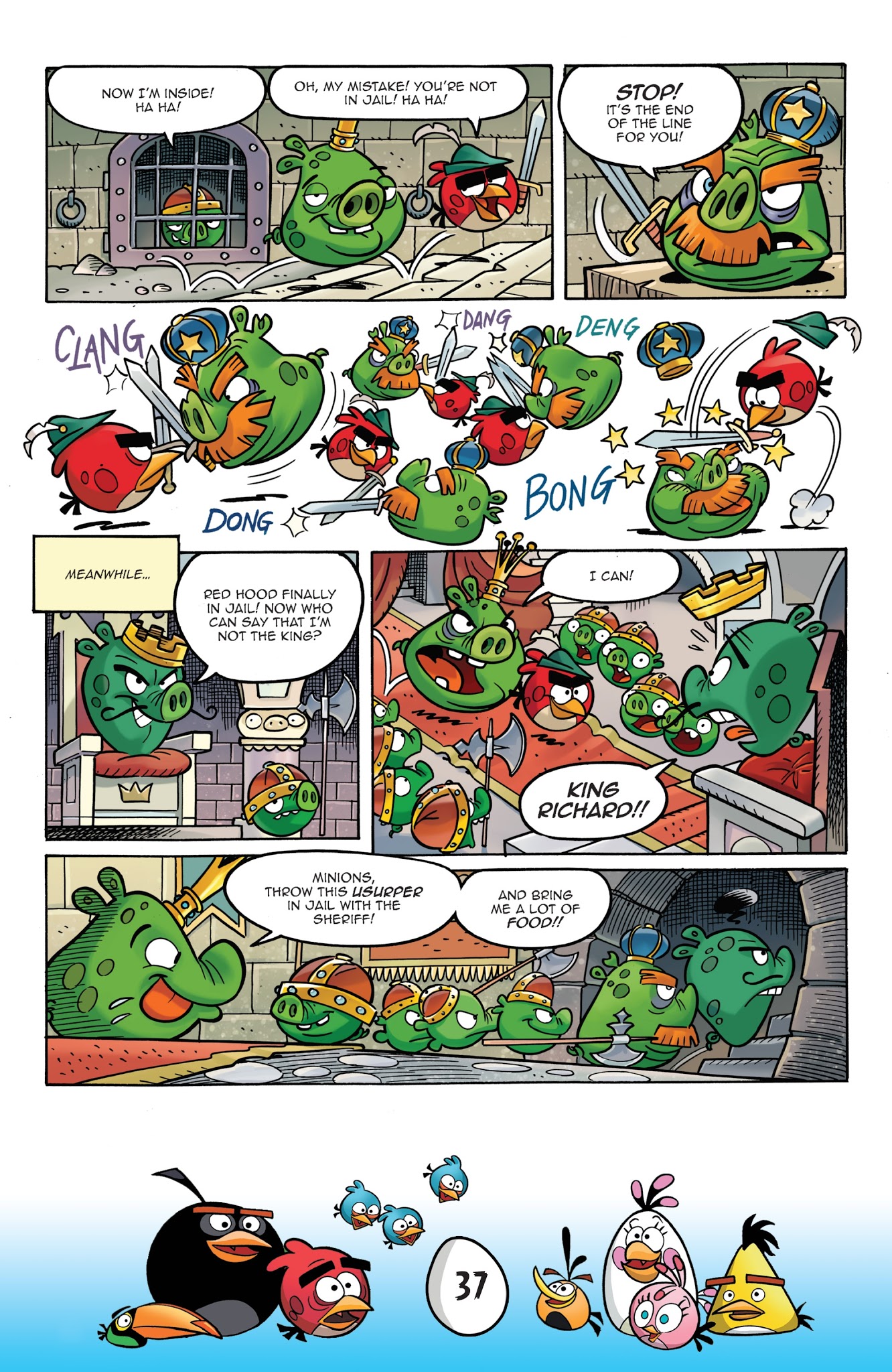 Read online Angry Birds Comics Quarterly comic -  Issue # Issue Monsters and Mistletoe - 39