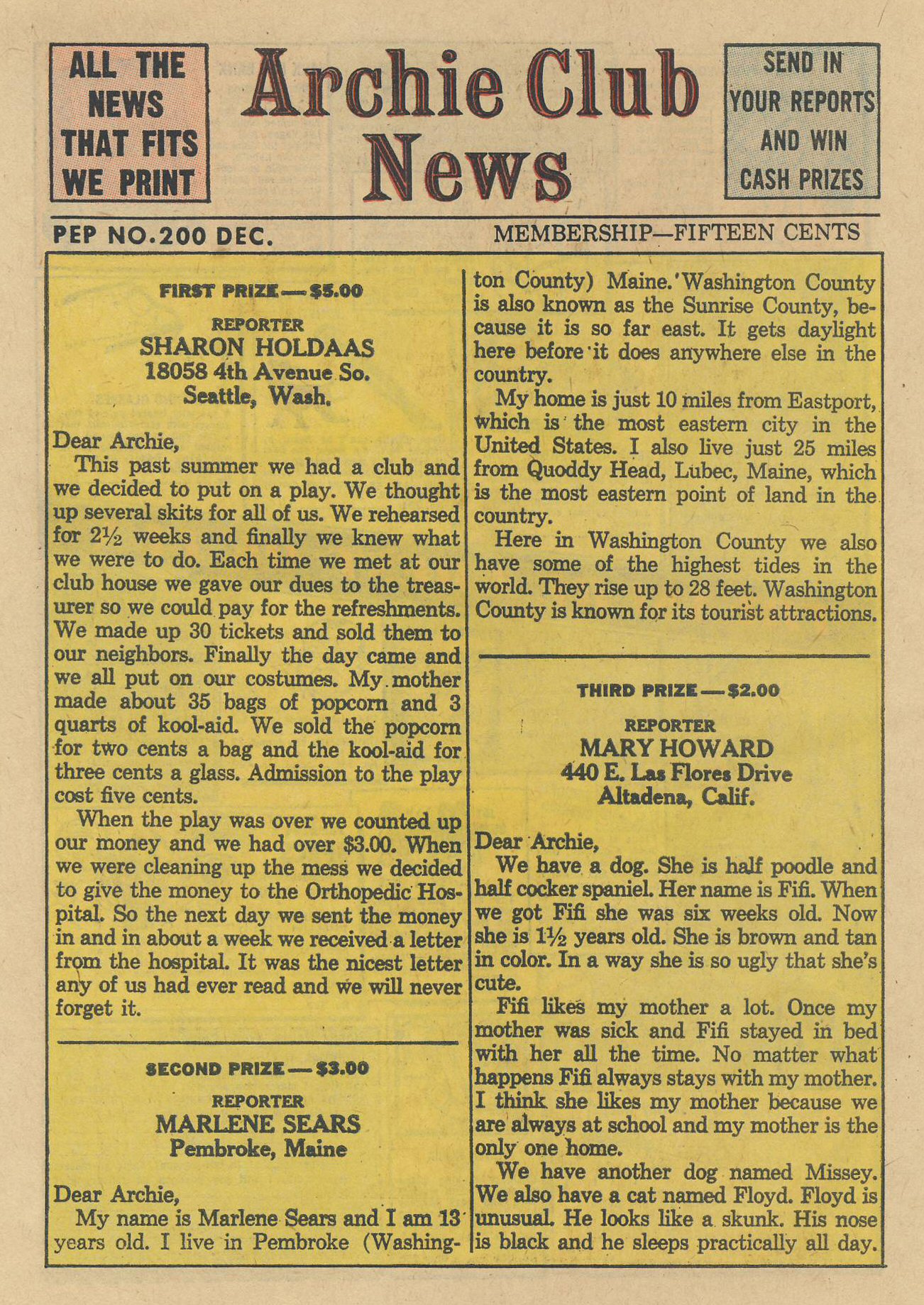 Read online Pep Comics comic -  Issue #200 - 10