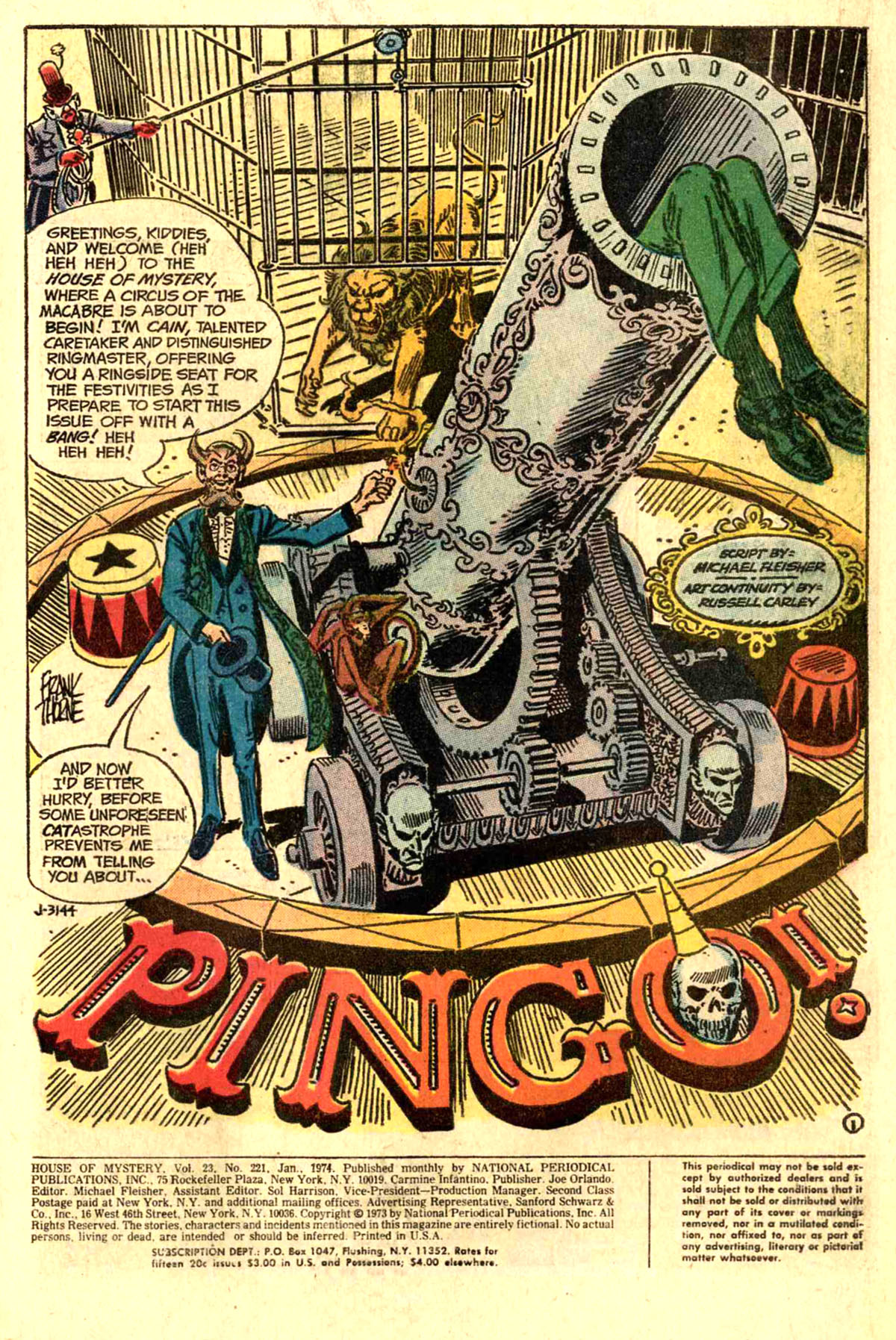 Read online House of Mystery (1951) comic -  Issue #221 - 3