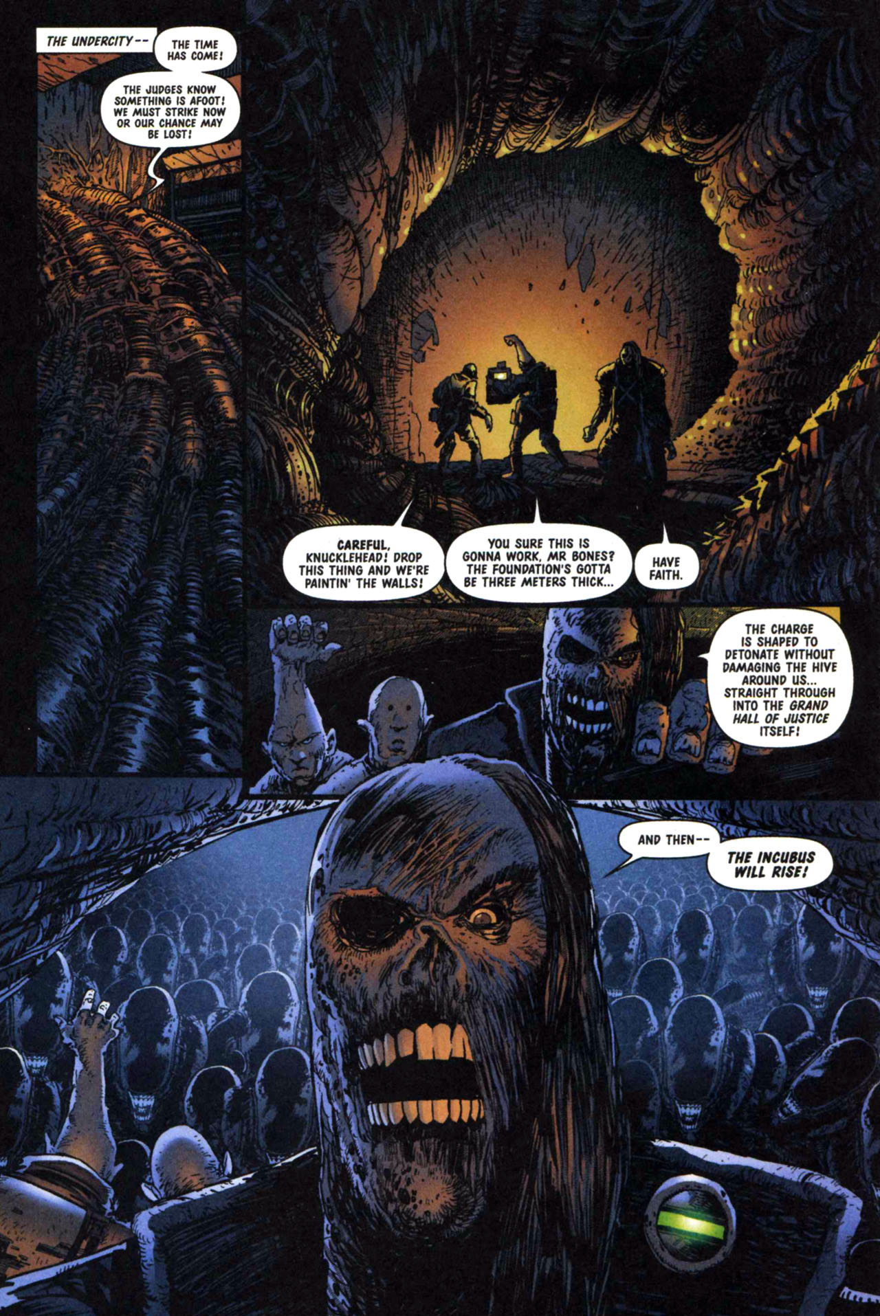 Read online Judge Dredd Vs. Aliens:  Incubus comic -  Issue #3 - 9