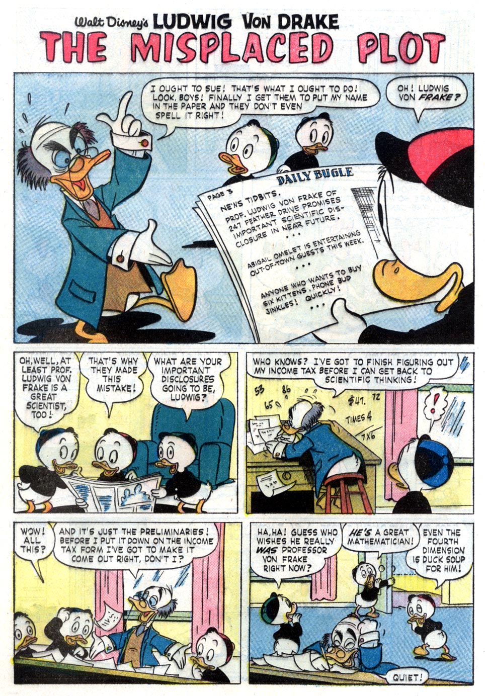 Read online Walt Disney's Ludwig Von Drake comic -  Issue #3 - 24