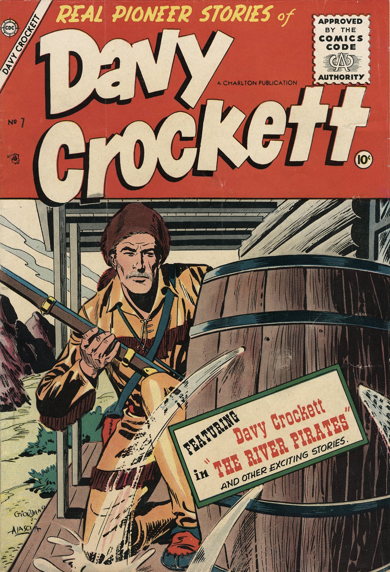 Read online Davy Crockett comic -  Issue #7 - 1