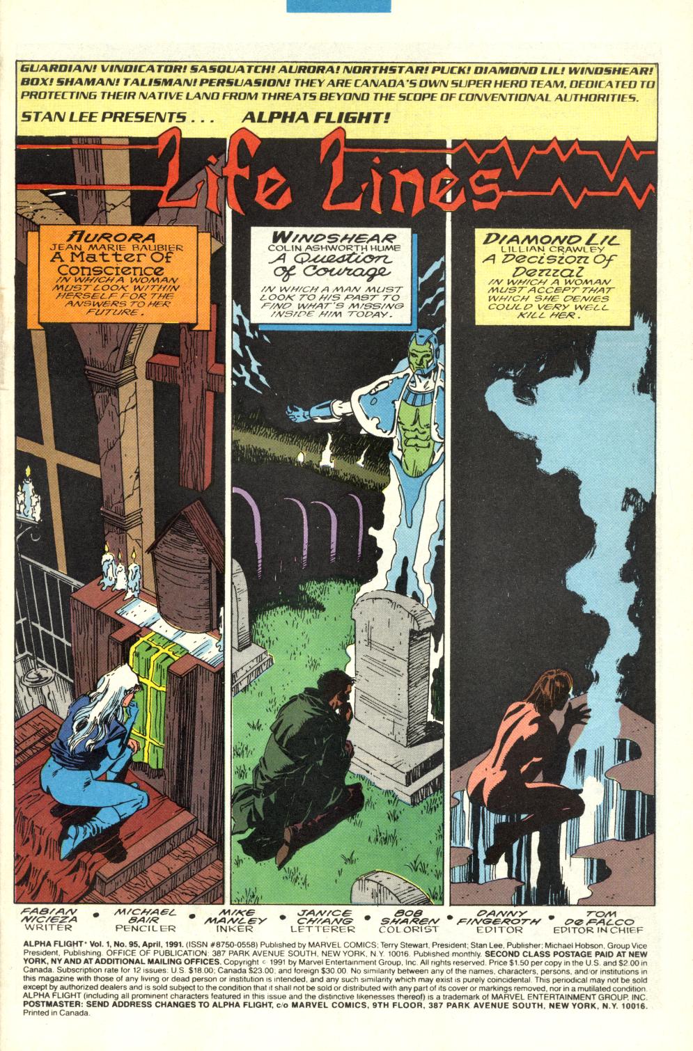 Read online Alpha Flight (1983) comic -  Issue #95 - 2