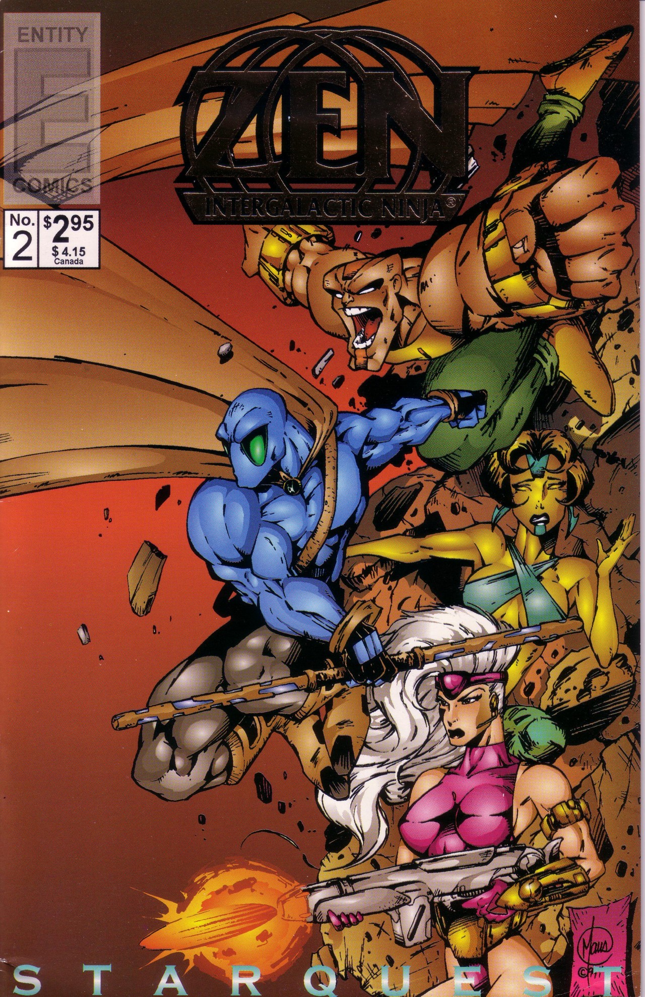 Read online Zen Intergalactic Ninja: Starquest comic -  Issue #2 - 1