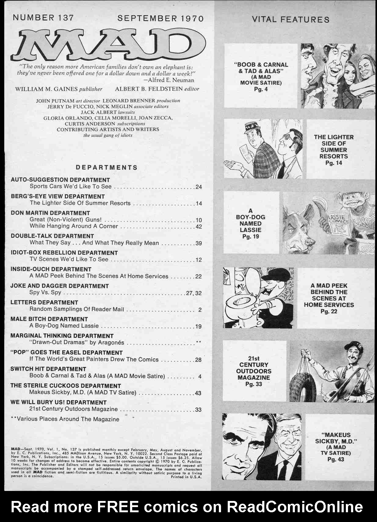 Read online MAD comic -  Issue #137 - 3