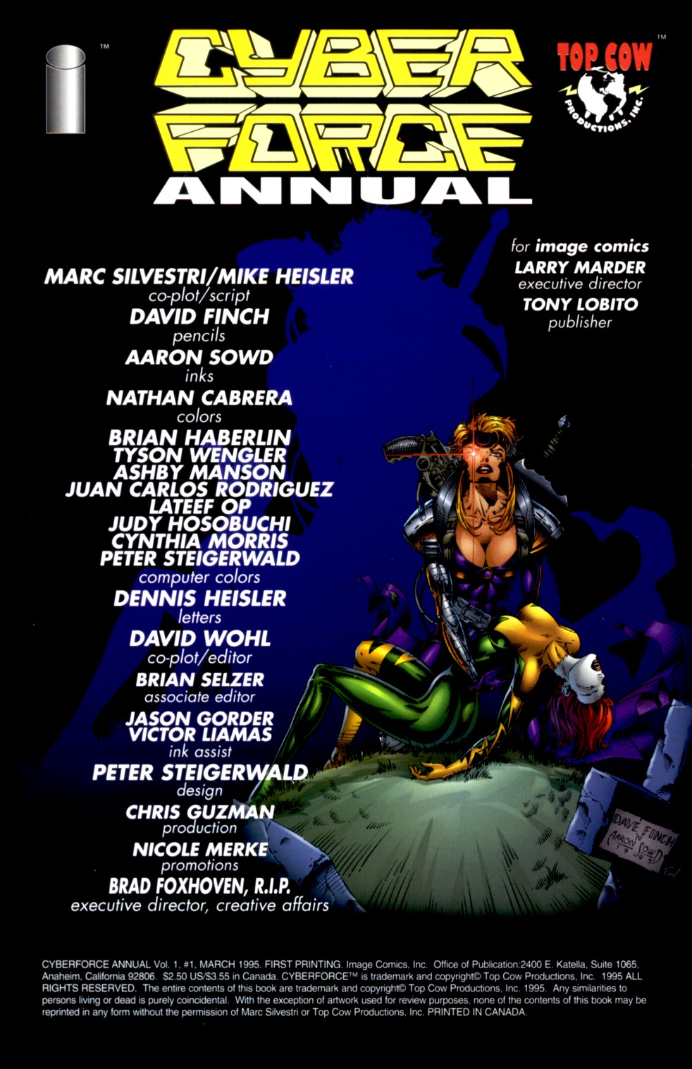 Read online Cyberforce (1993) comic -  Issue # Annual 1 - 2