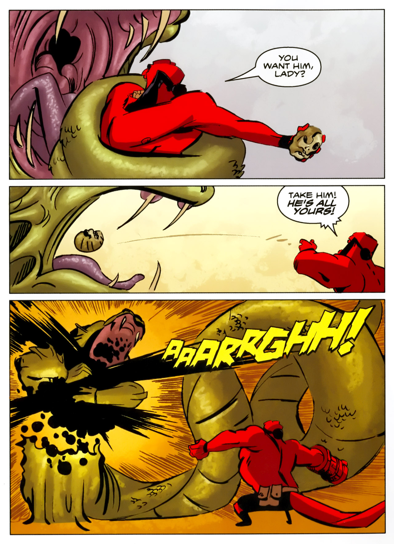 Read online Hellboy Animated: The Menagerie comic -  Issue # TPB - 58