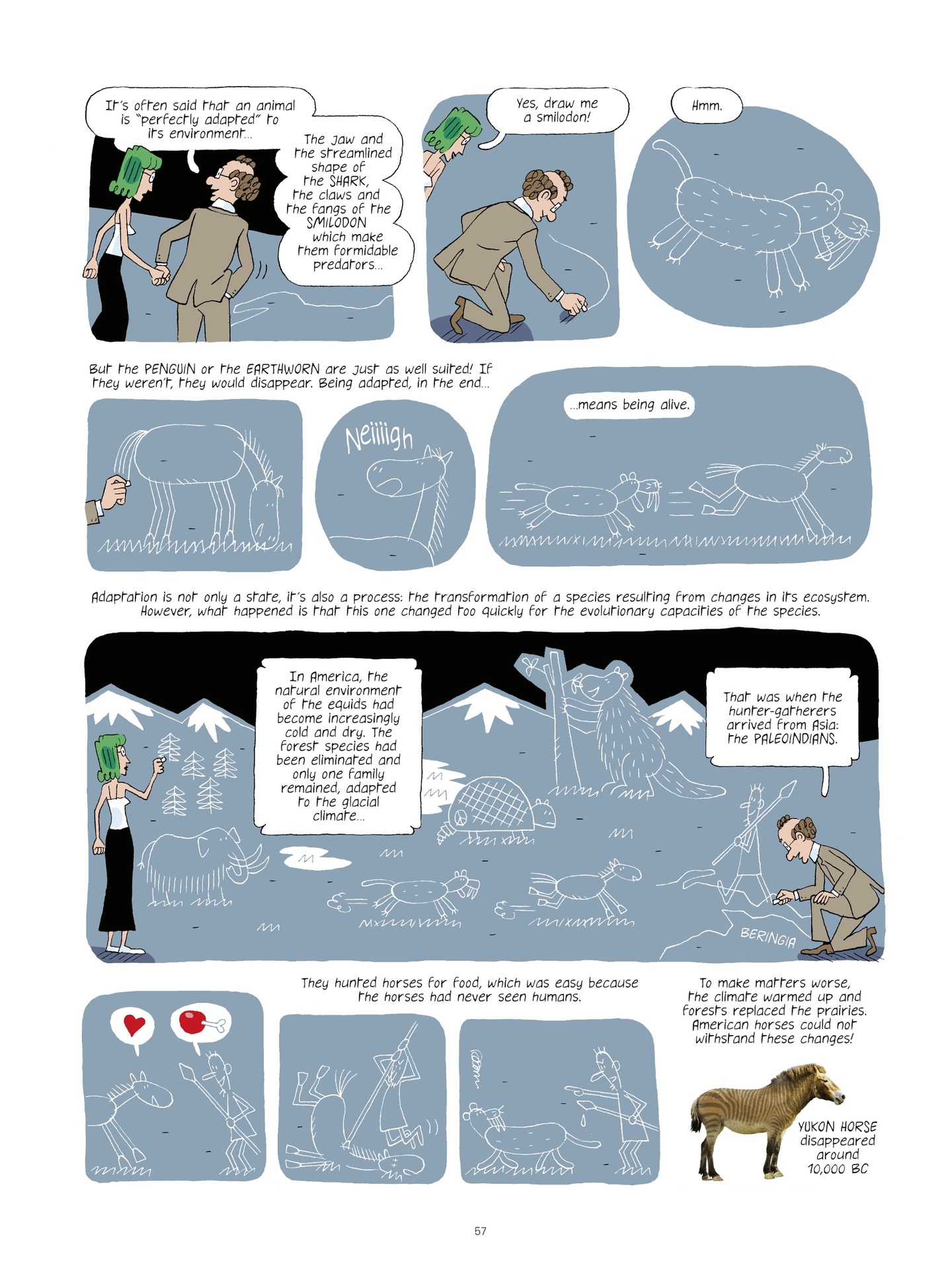 Read online Evolution, Darwin, God, and the Horse-People comic -  Issue # TPB - 56
