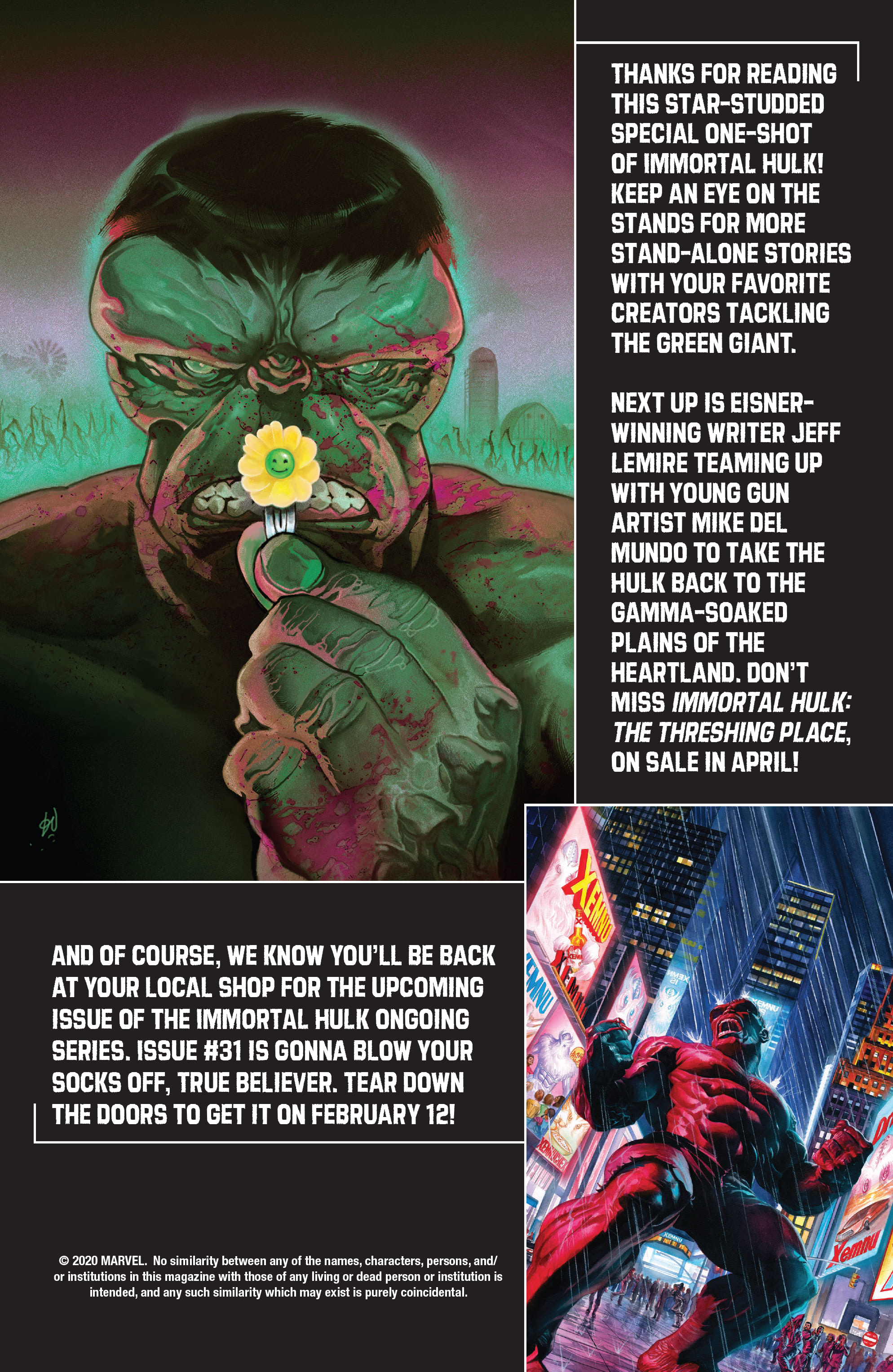 Read online Immortal Hulk: Great Power comic -  Issue # Full - 31