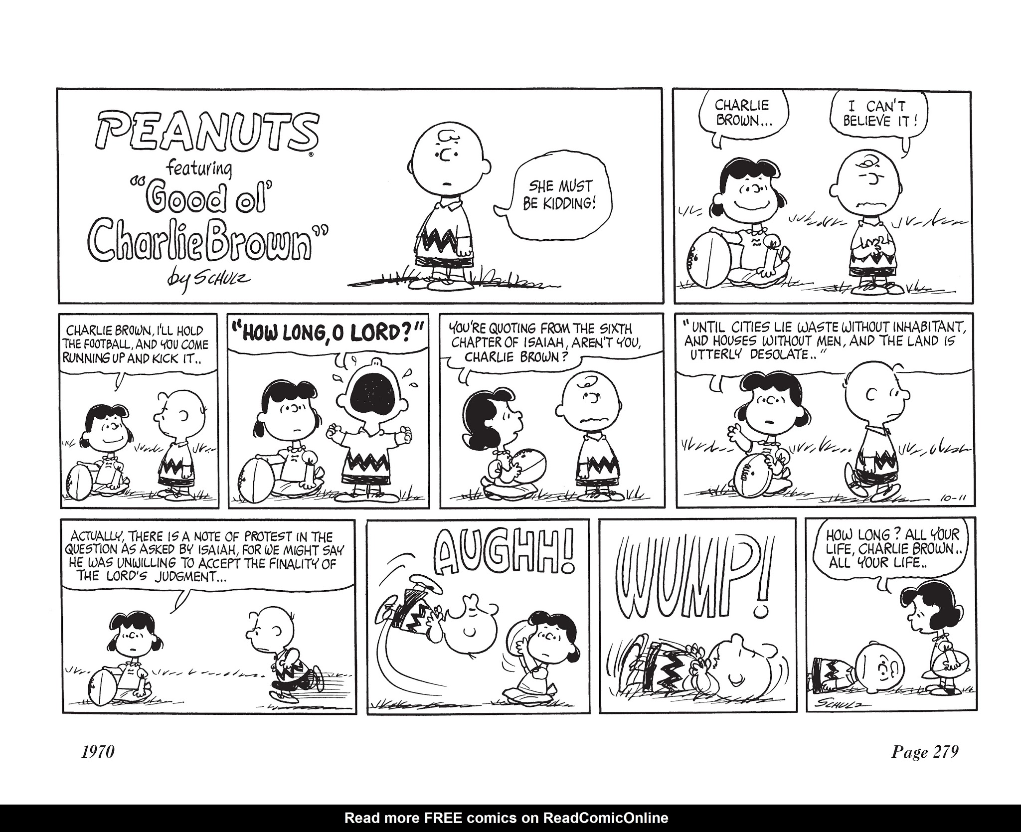 Read online The Complete Peanuts comic -  Issue # TPB 10 - 292