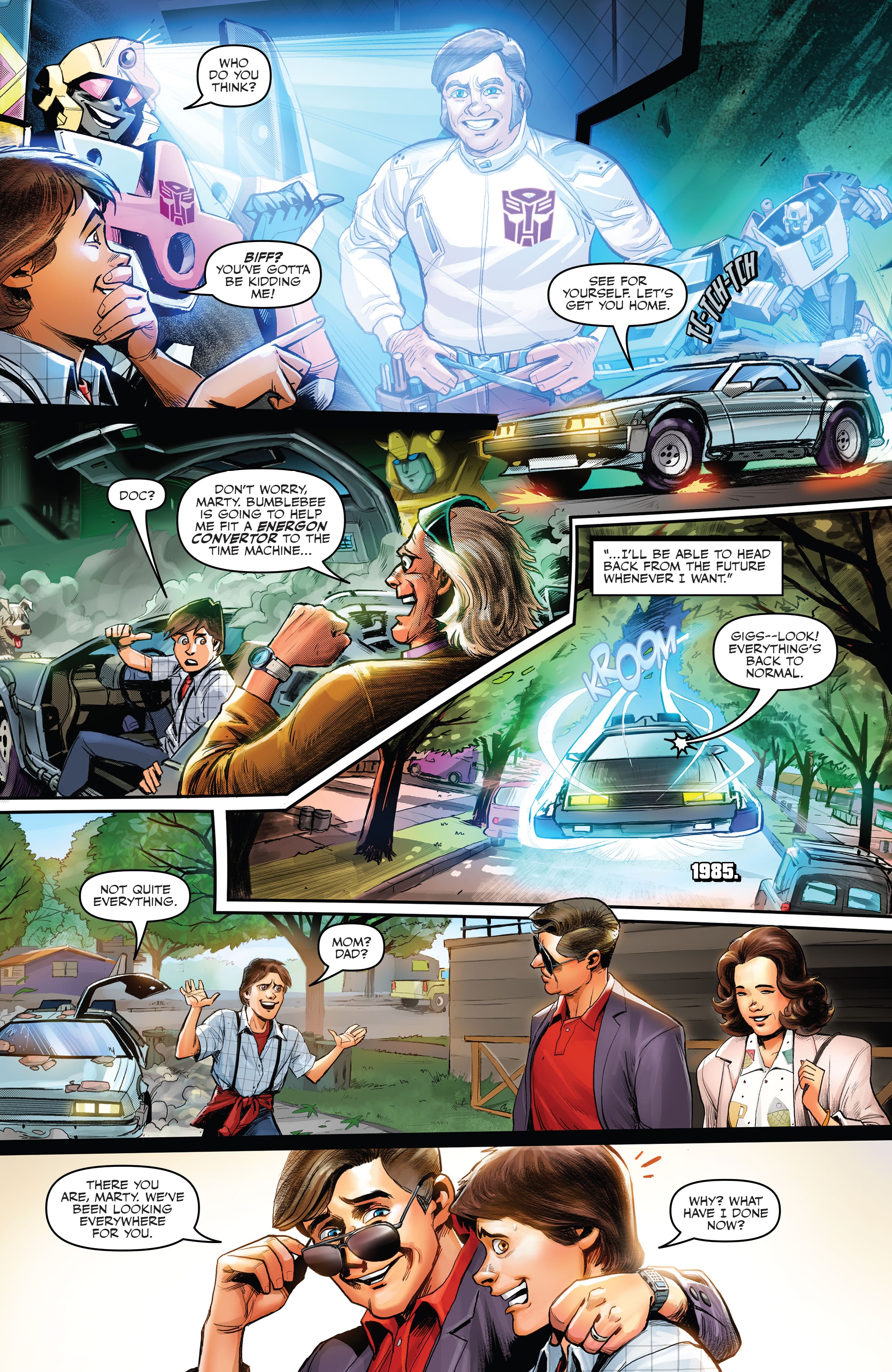 Read online Transformers: Back to the Future comic -  Issue #4 - 22