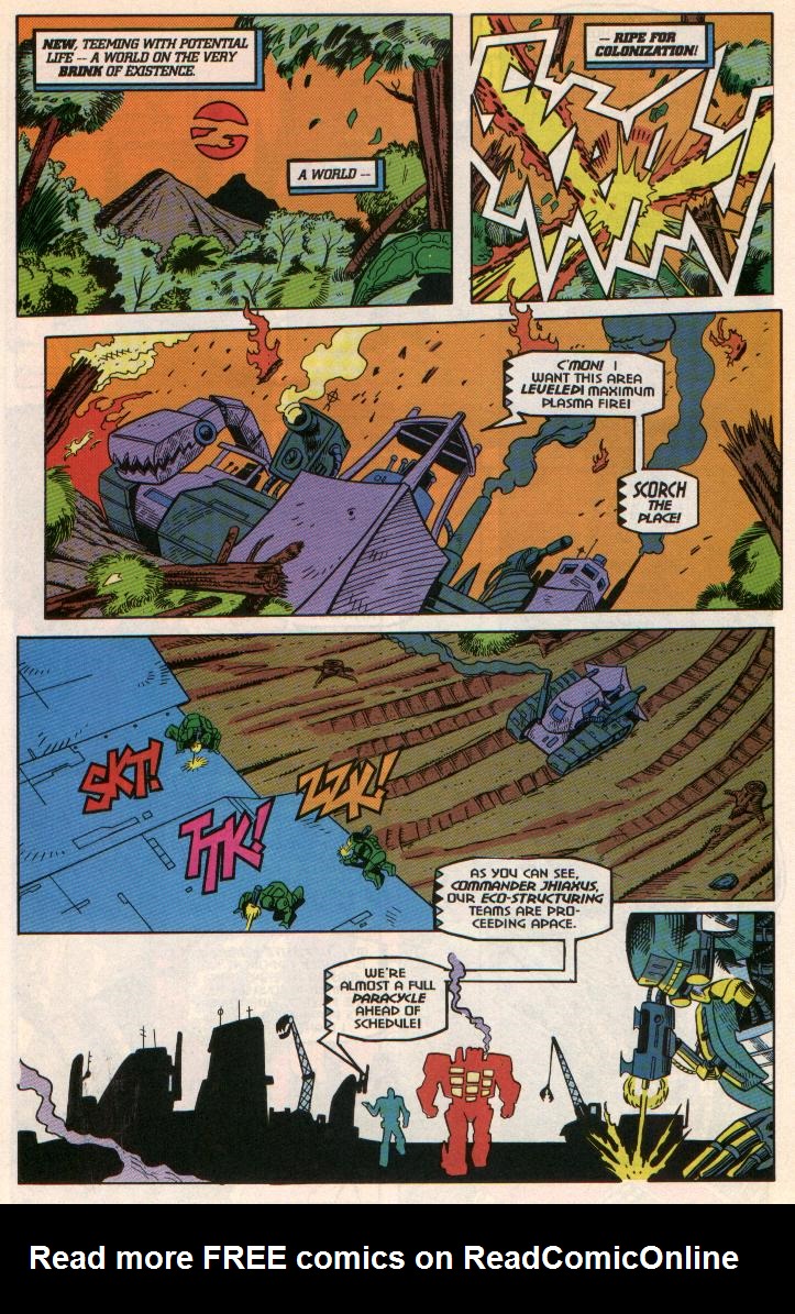 Read online Transformers: Generation 2 (1994) comic -  Issue #5 - 9