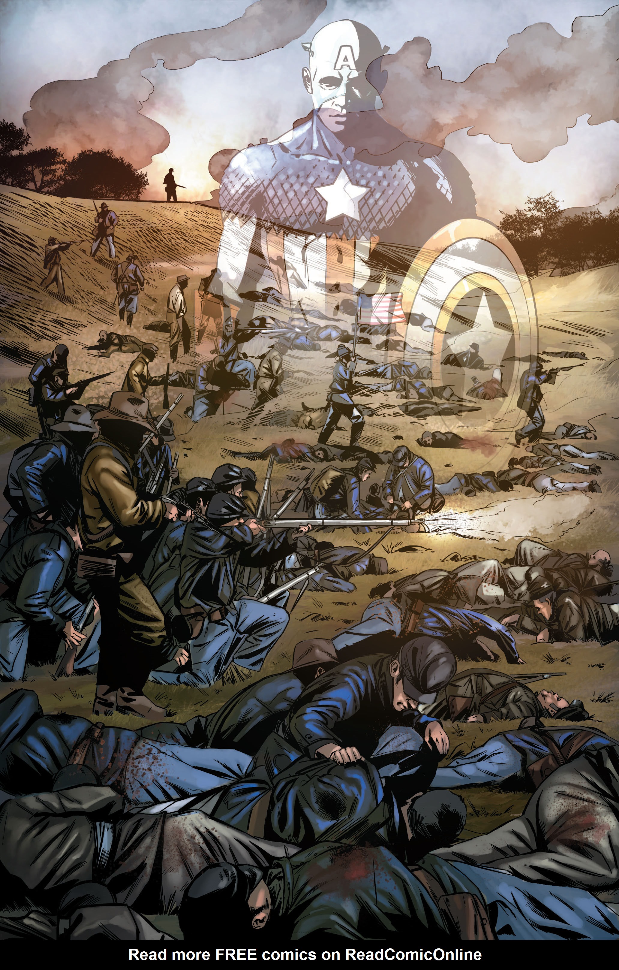 Captain America Theater of War: Ghosts of My Country Full Page 21