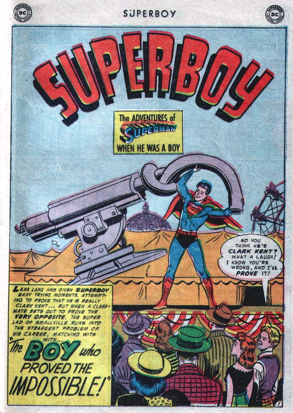 Read online Superboy (1949) comic -  Issue #28 - 29