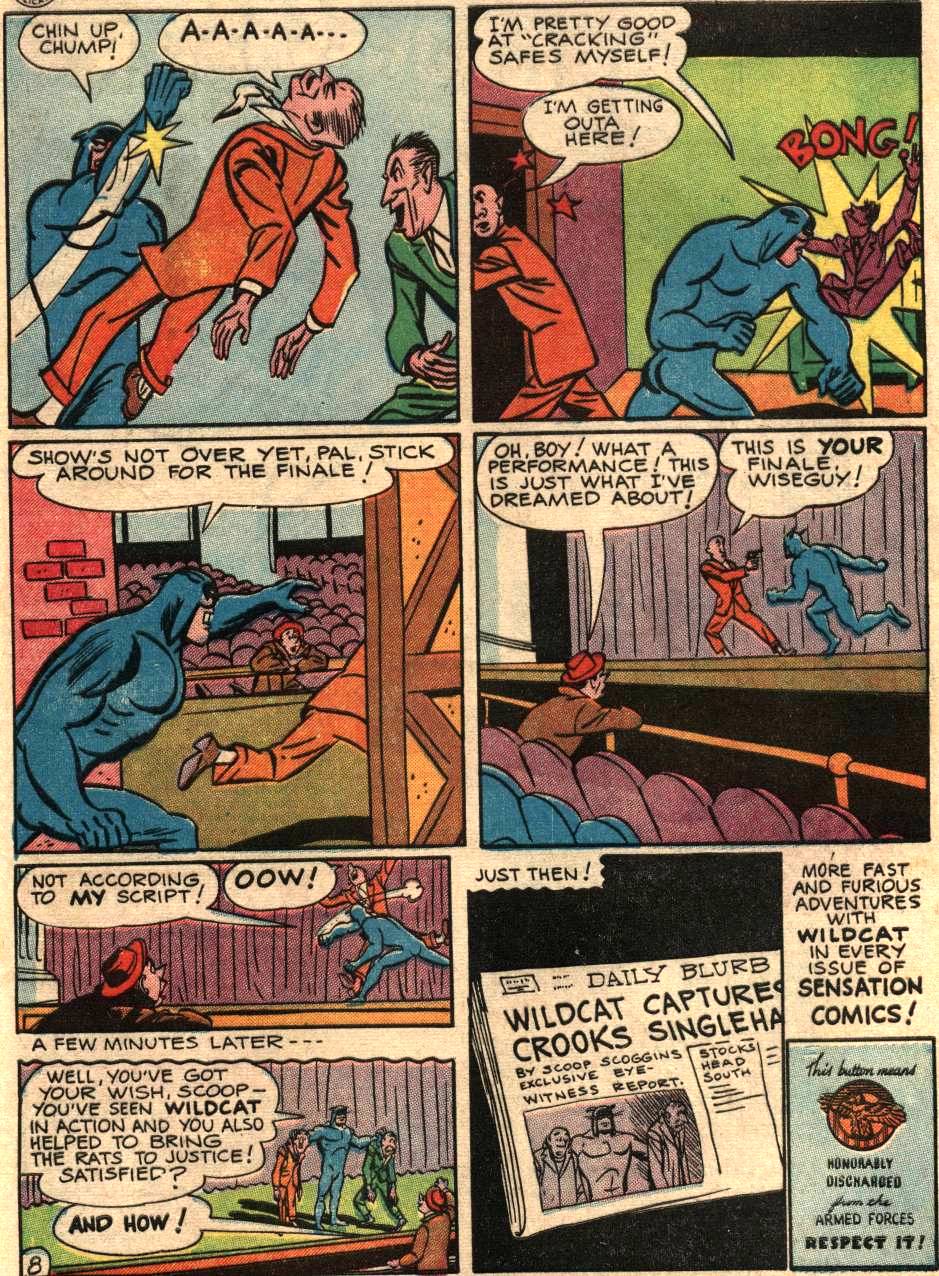 Read online Sensation (Mystery) Comics comic -  Issue #52 - 49