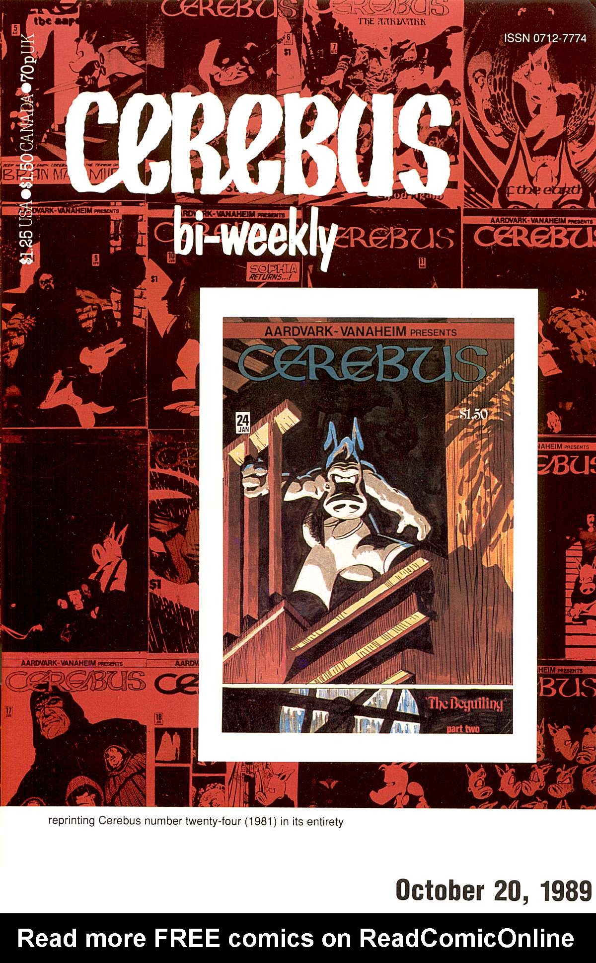 Read online Cerebus comic -  Issue #24 - 1