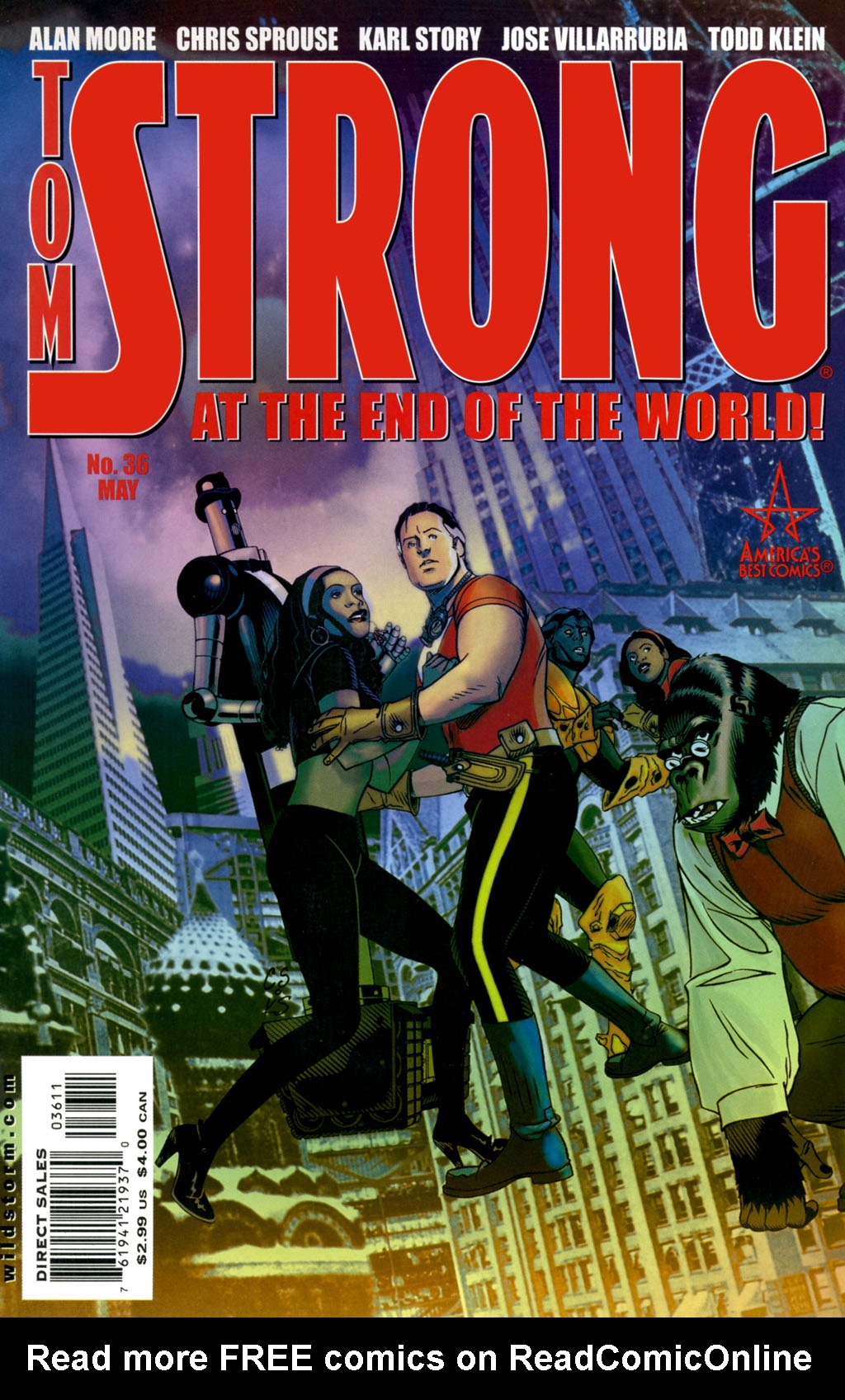Read online Tom Strong comic -  Issue #36 - 1