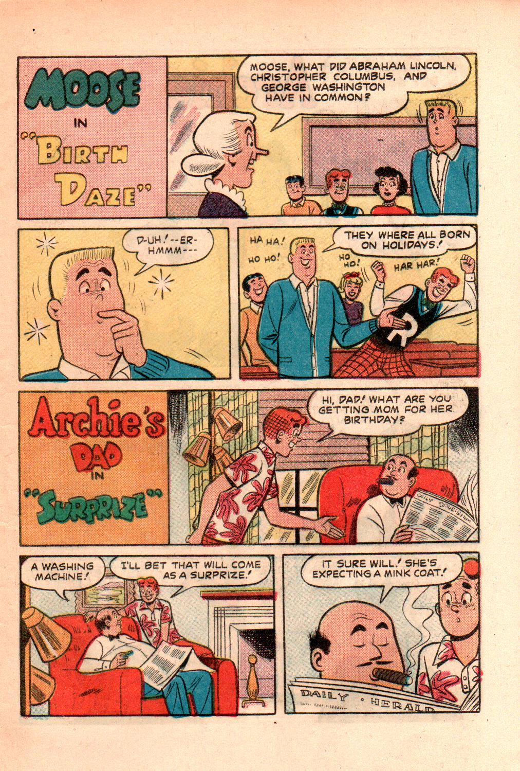 Read online Archie's Joke Book Magazine comic -  Issue #44 - 5