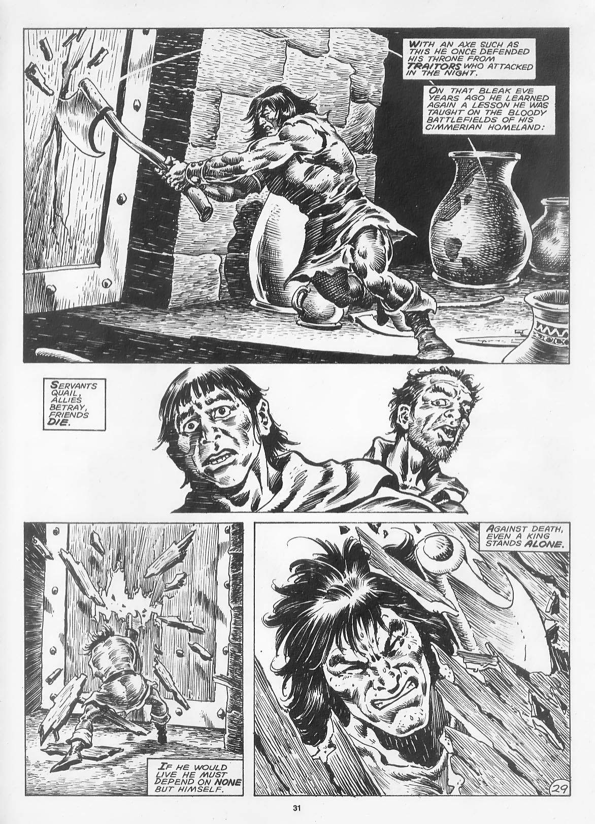 Read online The Savage Sword Of Conan comic -  Issue #166 - 33