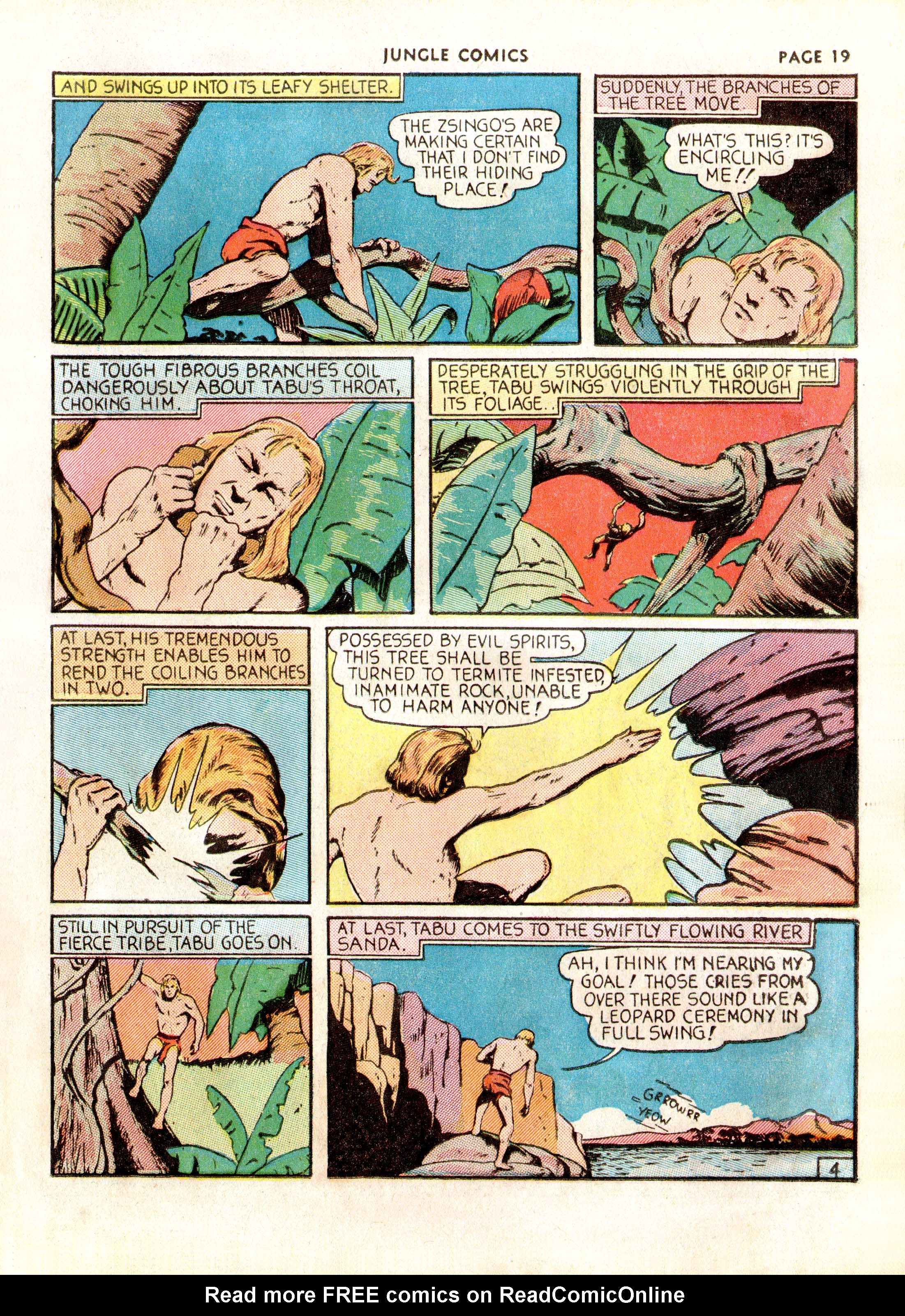 Read online Jungle Comics comic -  Issue #5 - 22