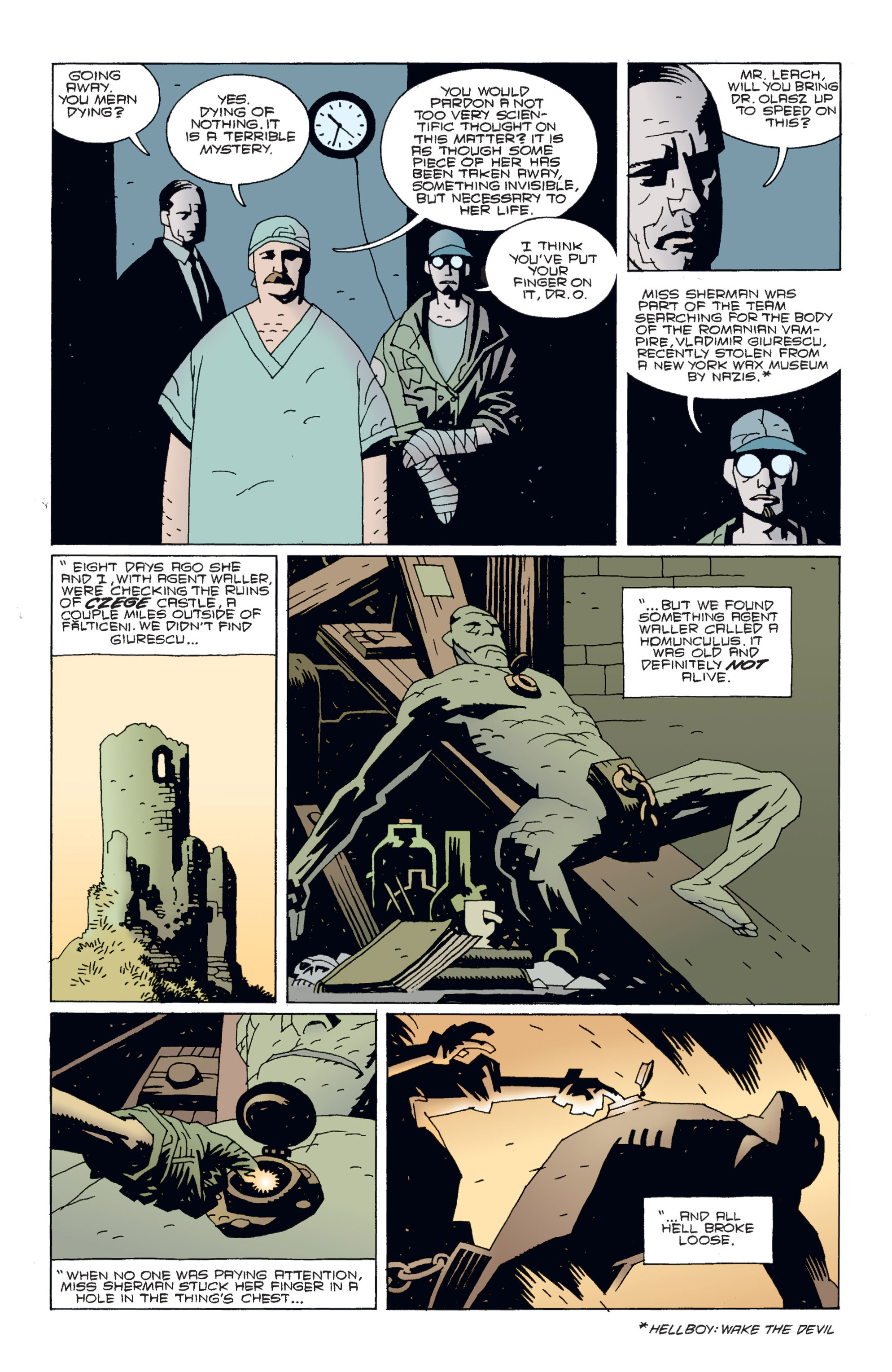 Read online Hellboy comic -  Issue #3 - 126