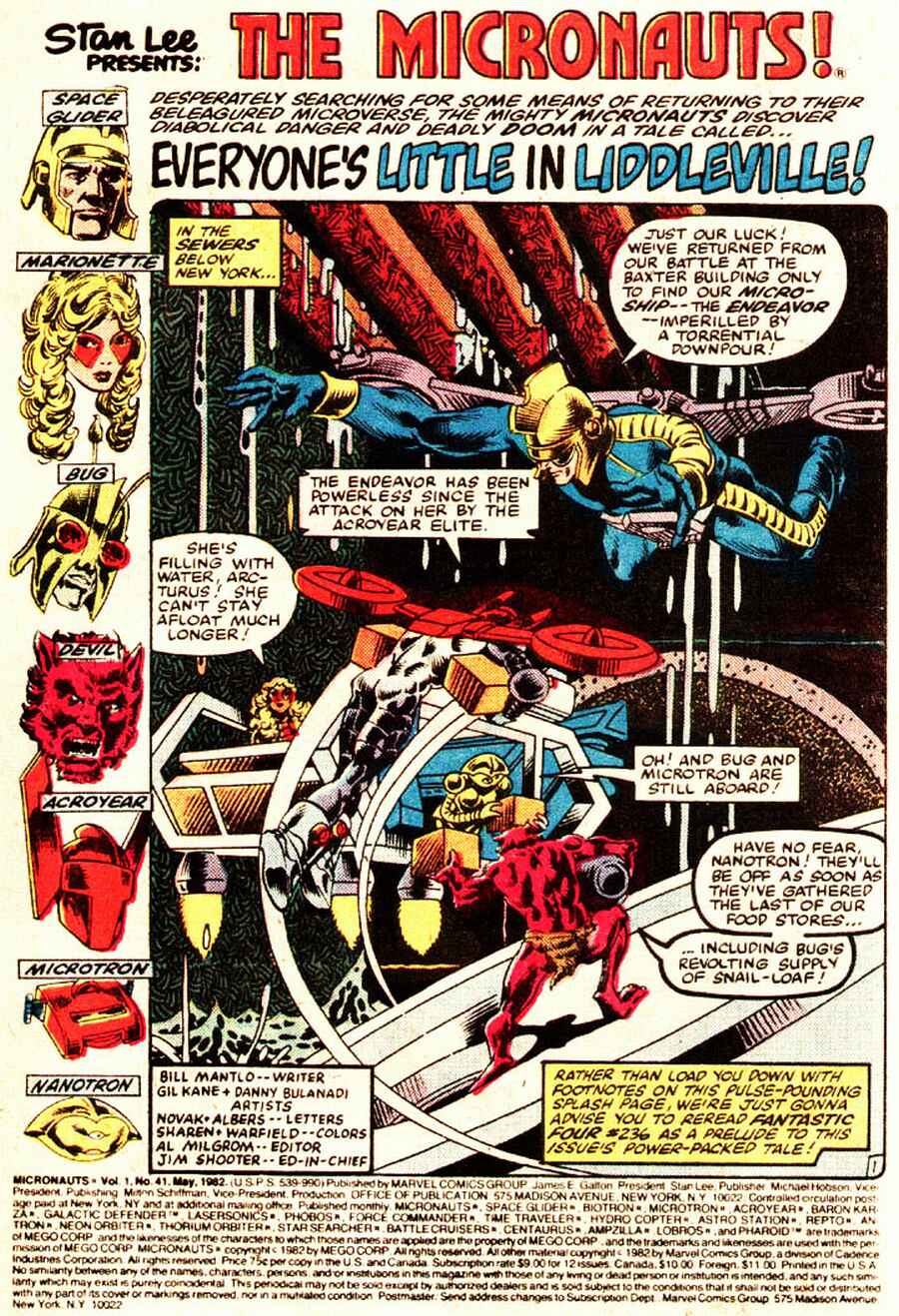 Read online Micronauts (1979) comic -  Issue #41 - 2