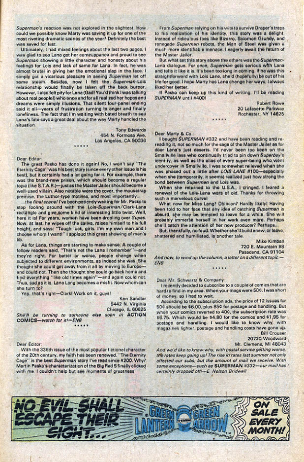 Read online Superman (1939) comic -  Issue #337 - 33