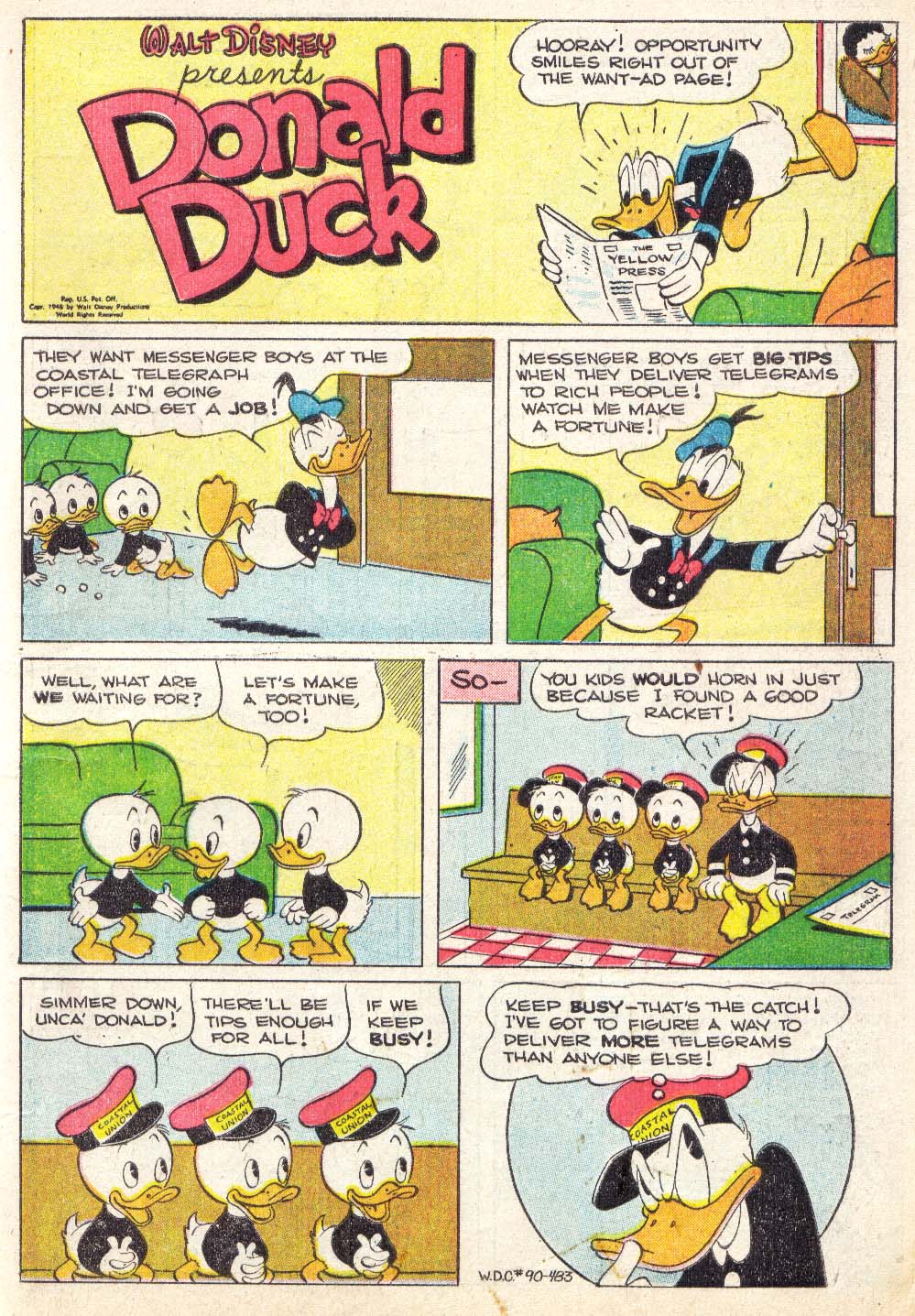 Read online Walt Disney's Comics and Stories comic -  Issue #90 - 3