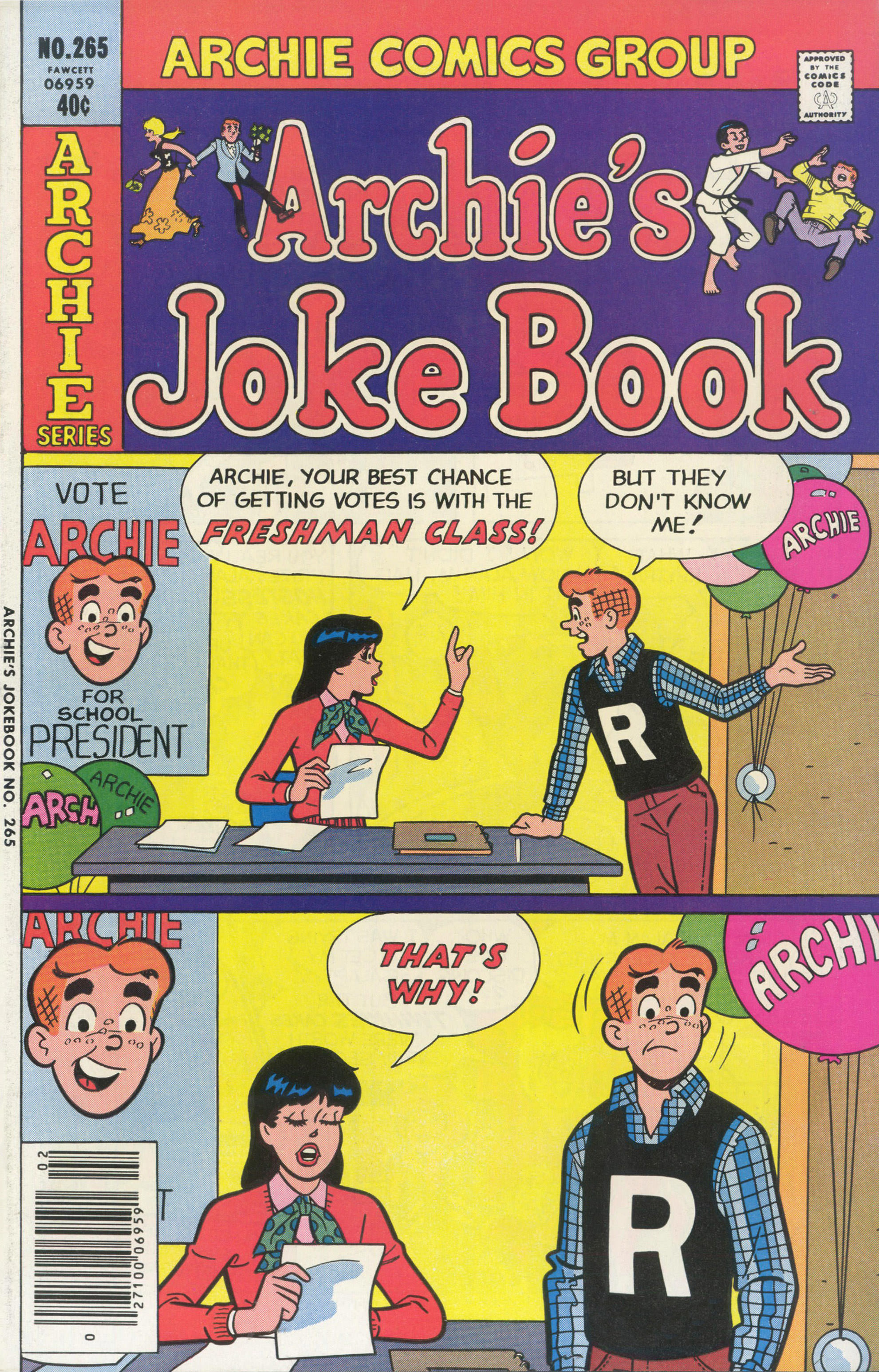 Read online Archie's Joke Book Magazine comic -  Issue #265 - 1