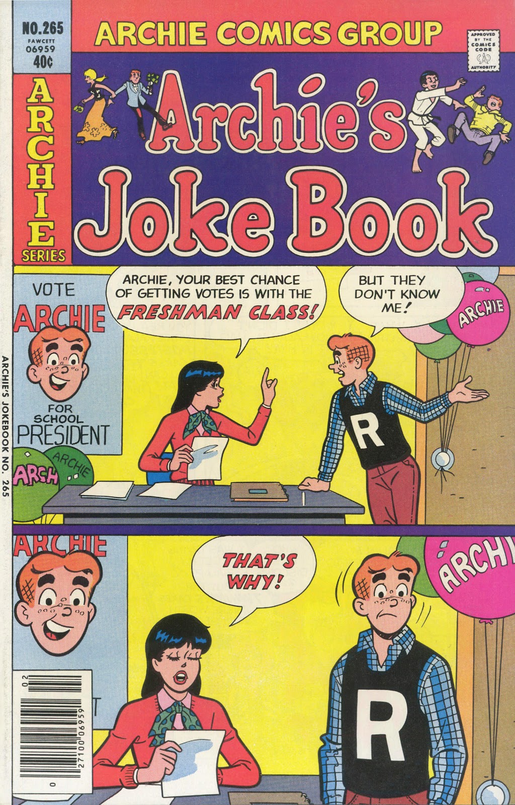 Archie's Joke Book Magazine issue 265 - Page 1
