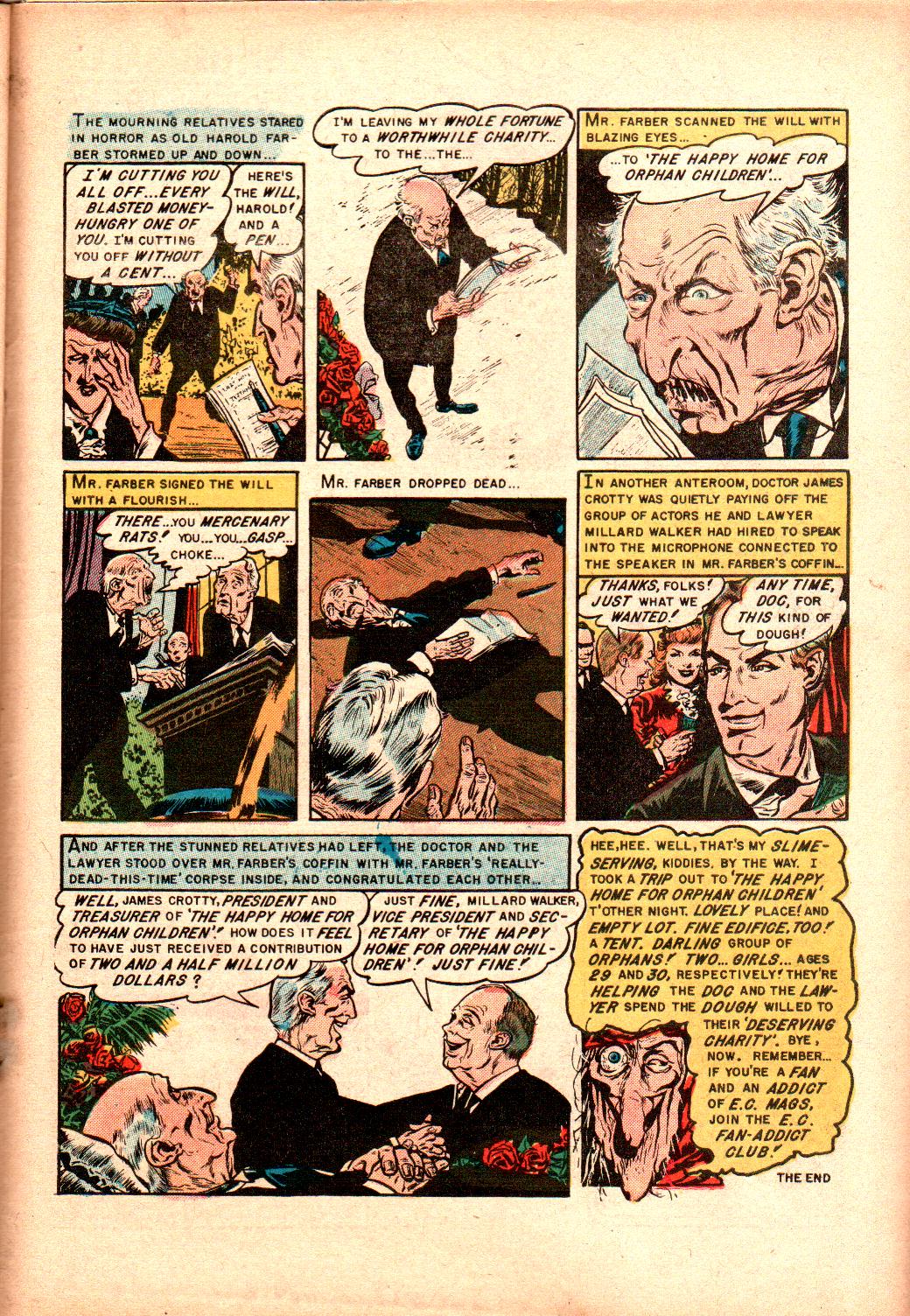 Read online The Vault of Horror (1950) comic -  Issue #34 - 34
