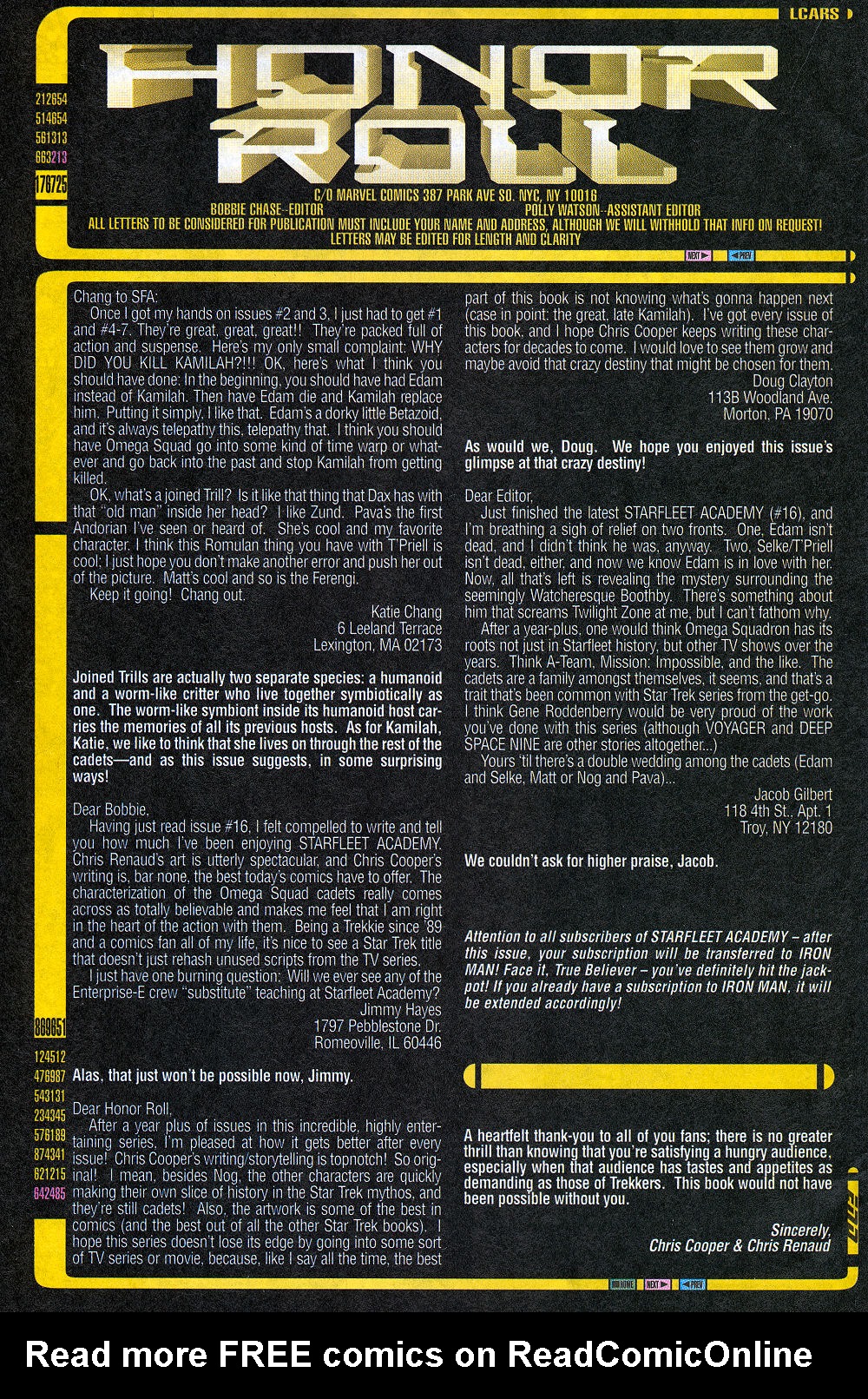Read online Star Trek: Starfleet Academy (1996) comic -  Issue #19 - 35