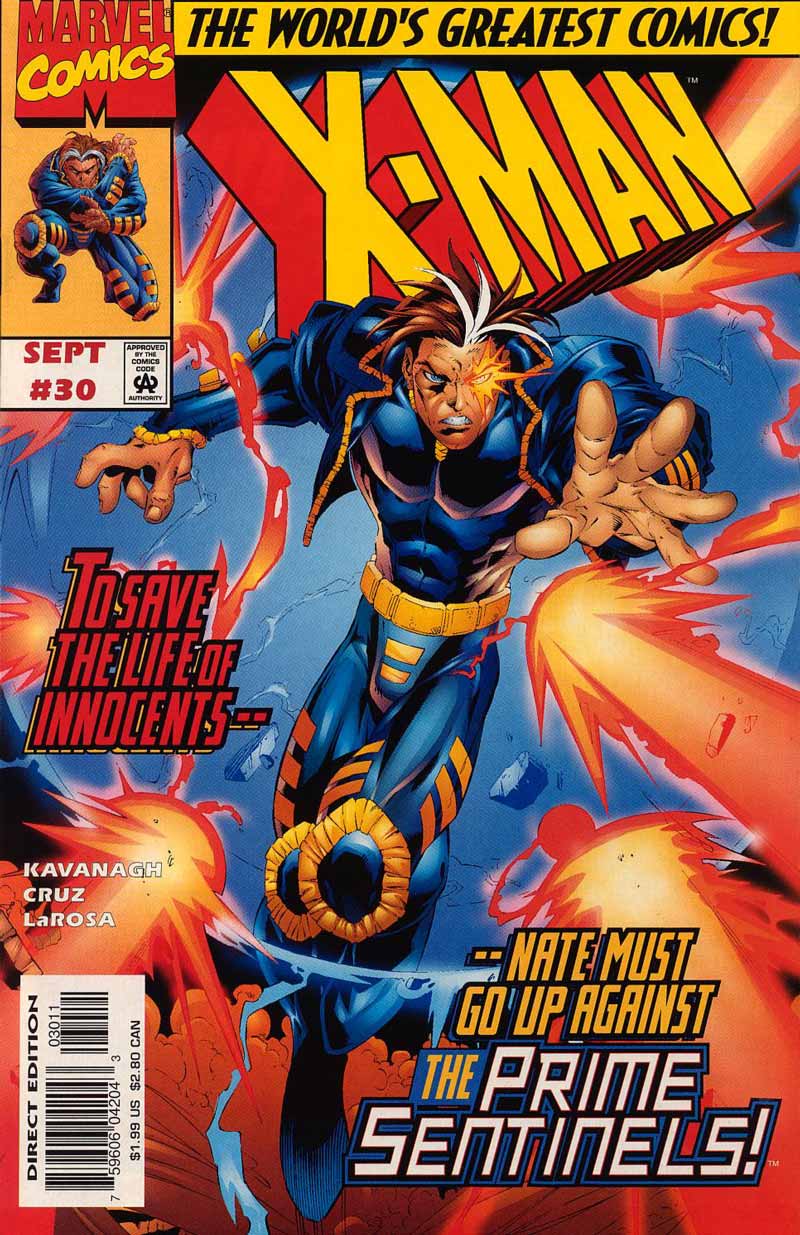 Read online X-Man comic -  Issue #30 - 1