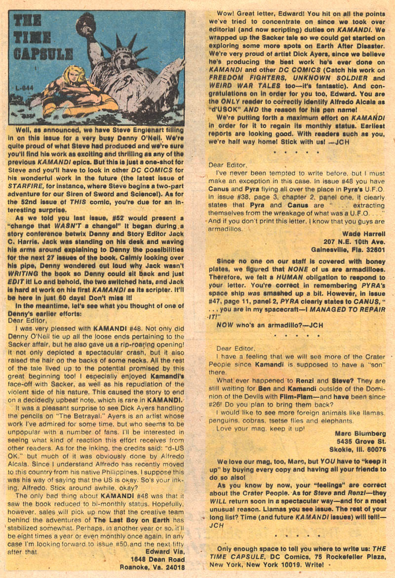 Read online Kamandi, The Last Boy On Earth comic -  Issue #51 - 19