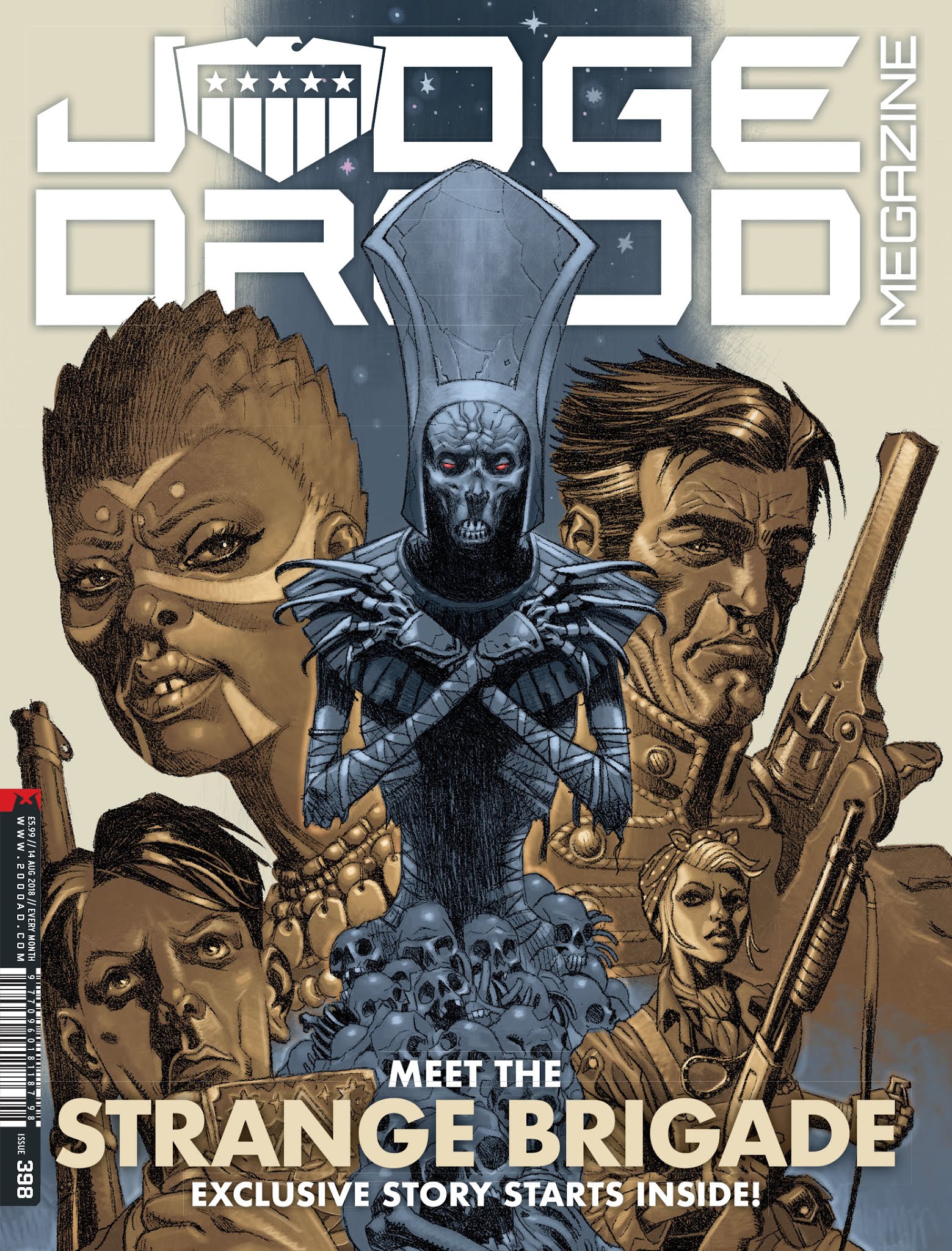 Read online Judge Dredd Megazine (Vol. 5) comic -  Issue #398 - 1
