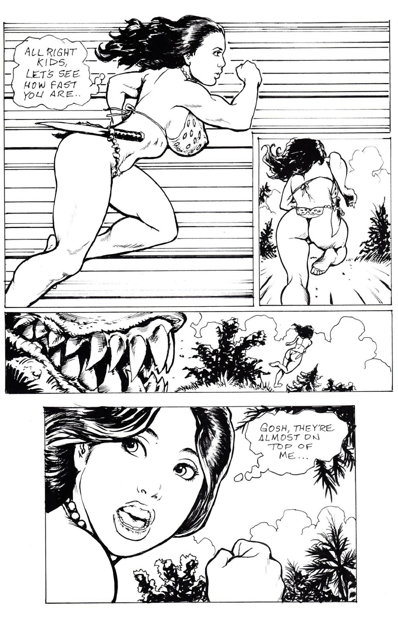 Read online Cavewoman: Mutation comic -  Issue #1 - 18