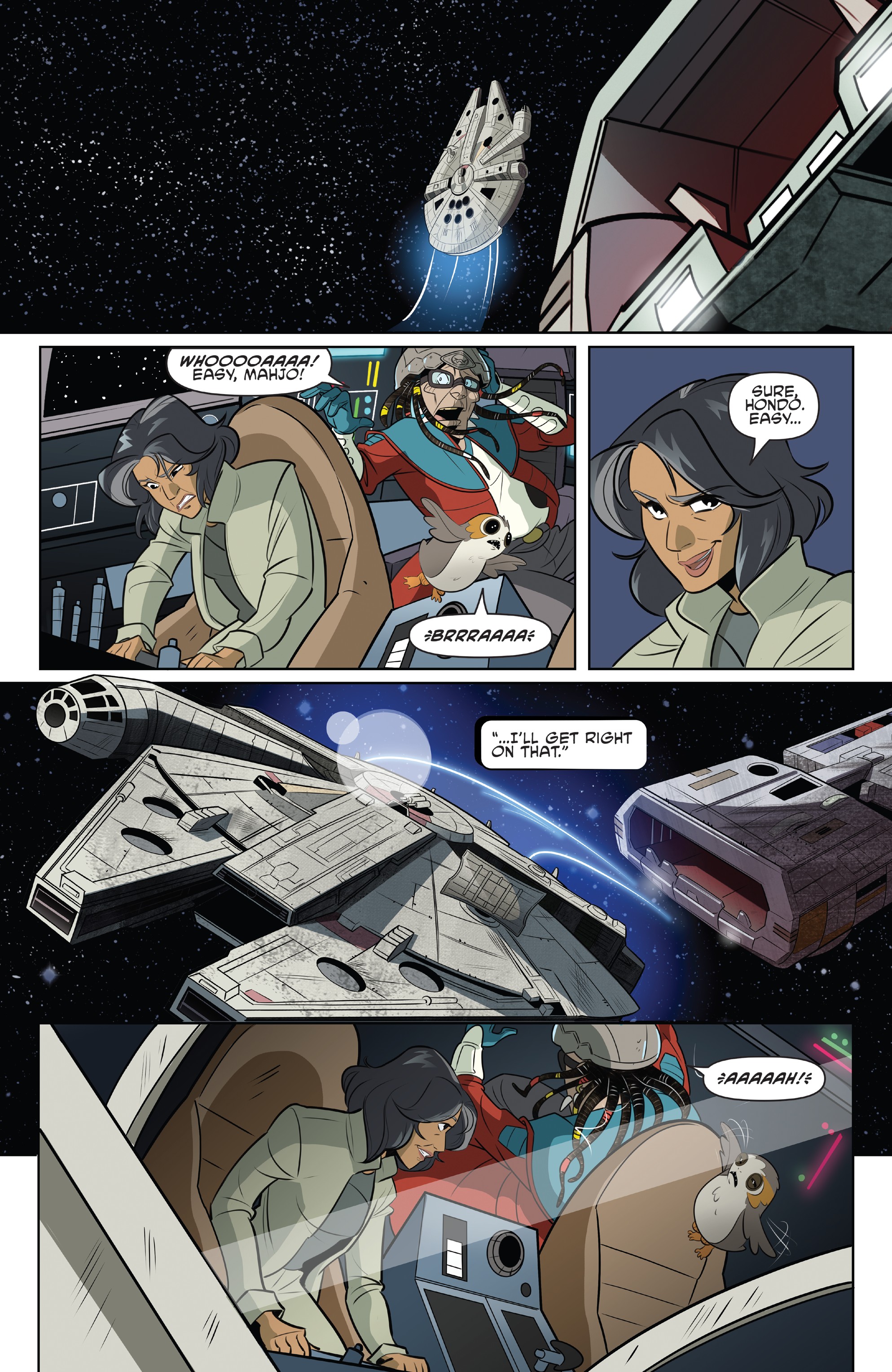 Read online Star Wars Adventures: Flight of the Falcon comic -  Issue # Full - 21