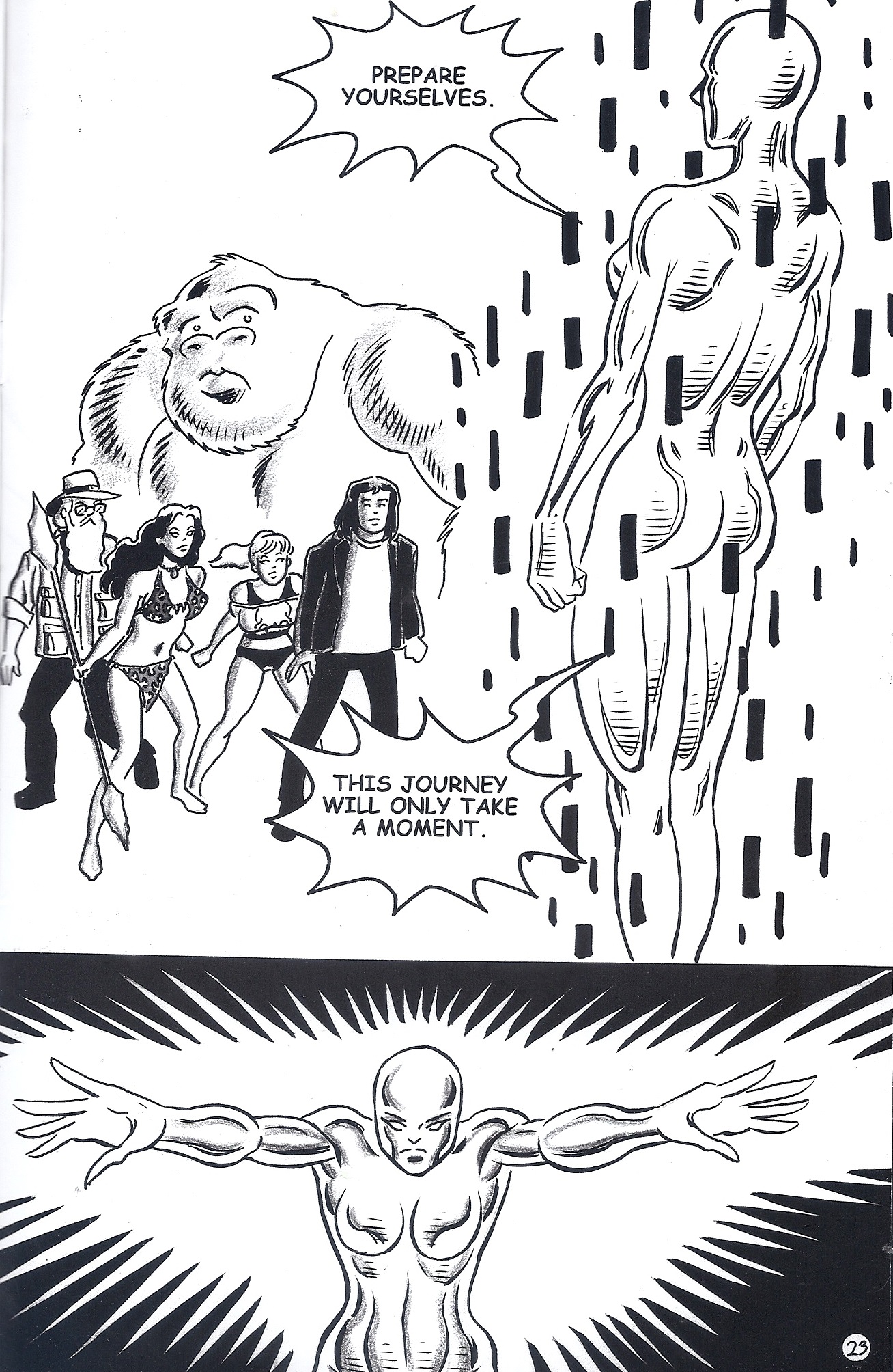 Read online Cavewoman: Shattered Time comic -  Issue # Full - 25