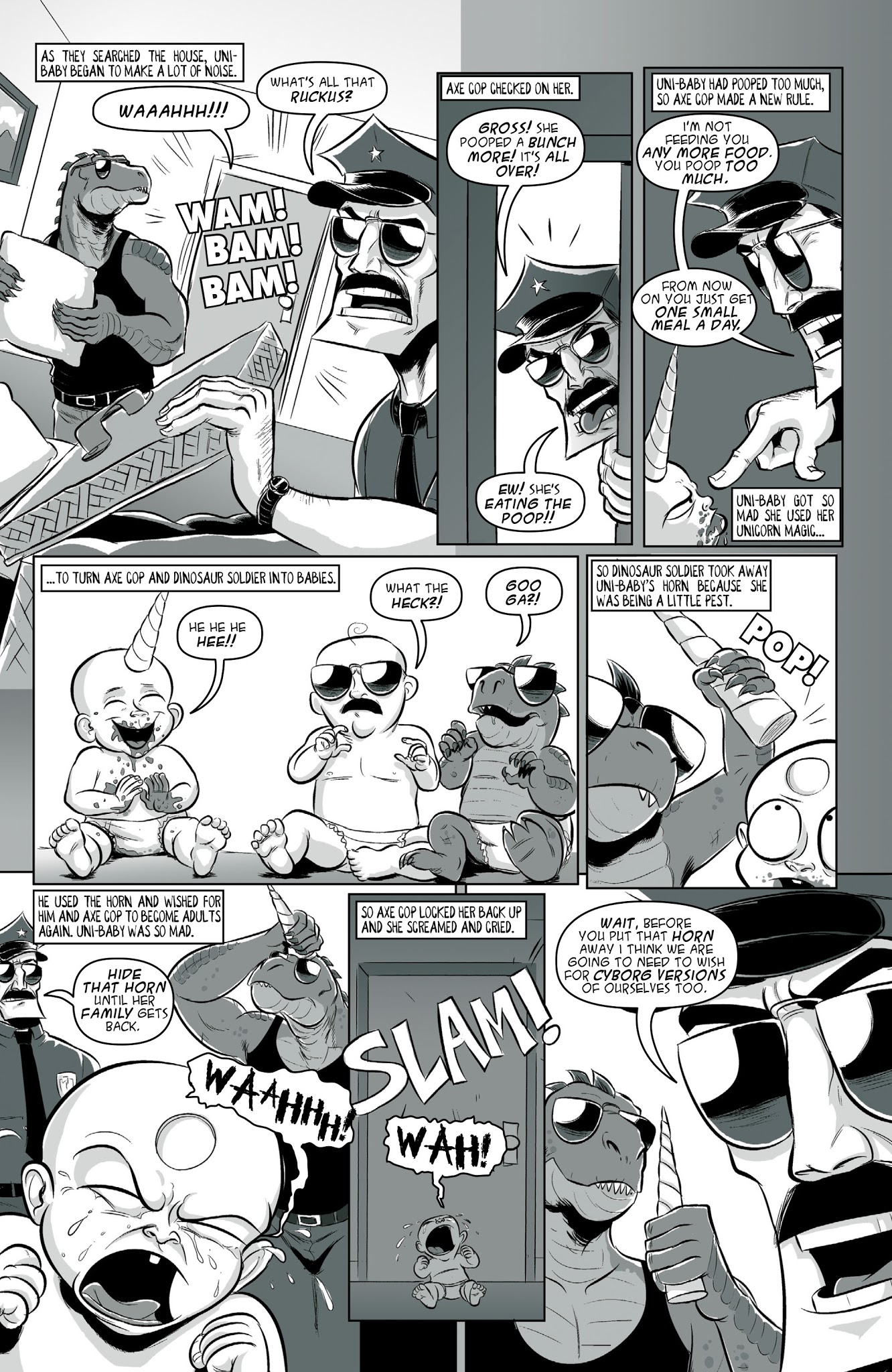 Read online Axe Cop comic -  Issue # TPB 3 - 95