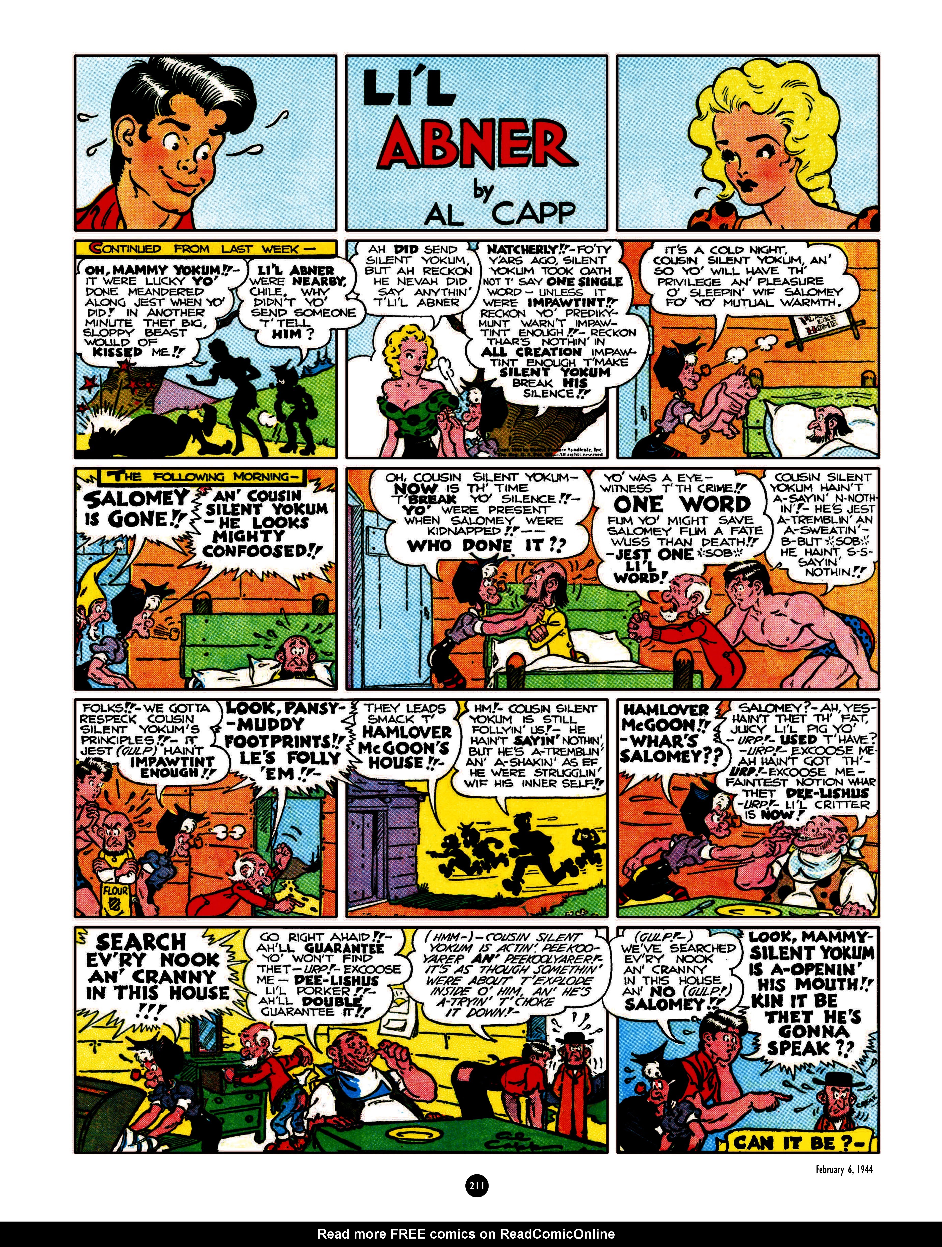 Read online Al Capp's Li'l Abner Complete Daily & Color Sunday Comics comic -  Issue # TPB 5 (Part 3) - 13