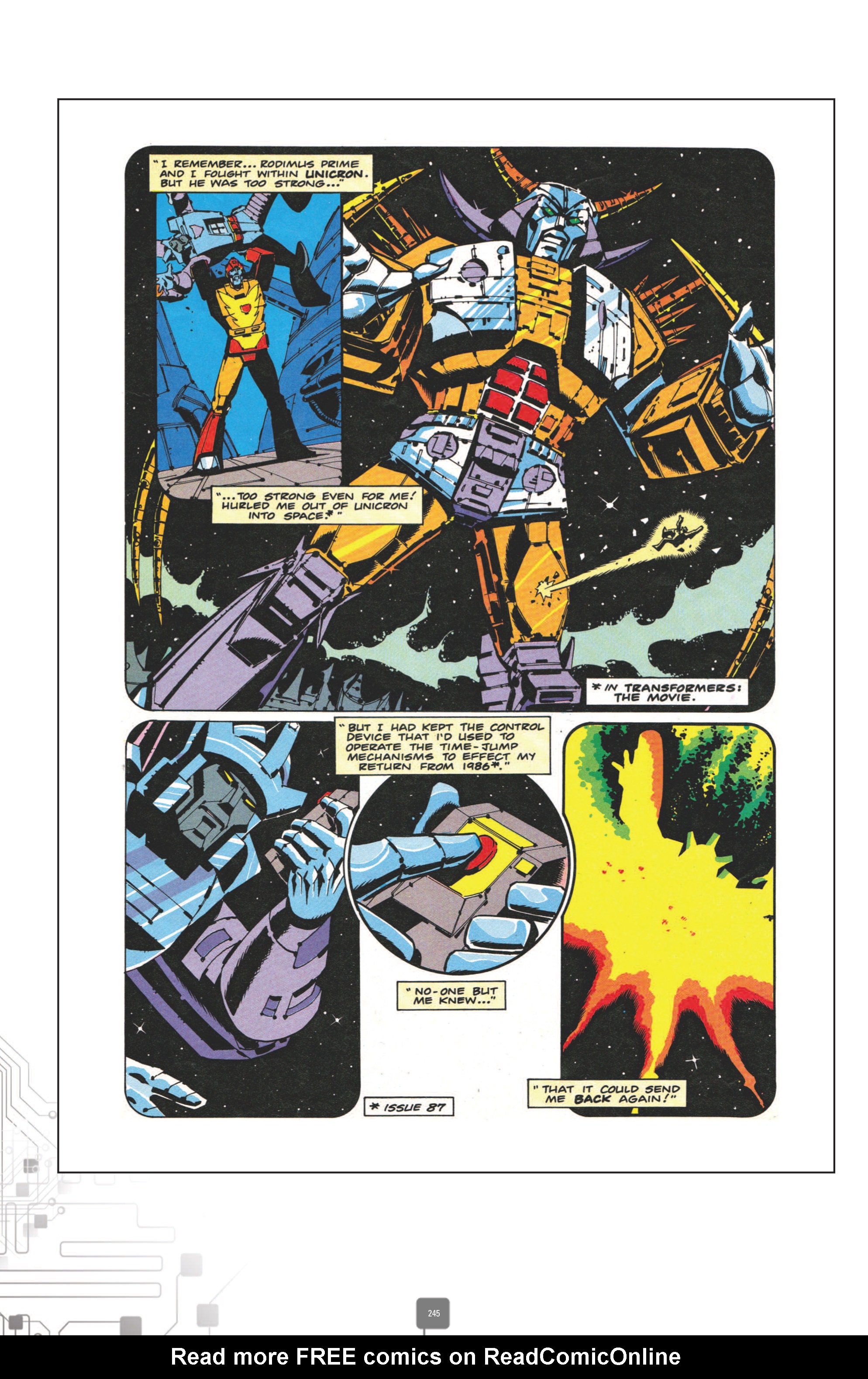 Read online The Transformers Classics UK comic -  Issue # TPB 3 - 245