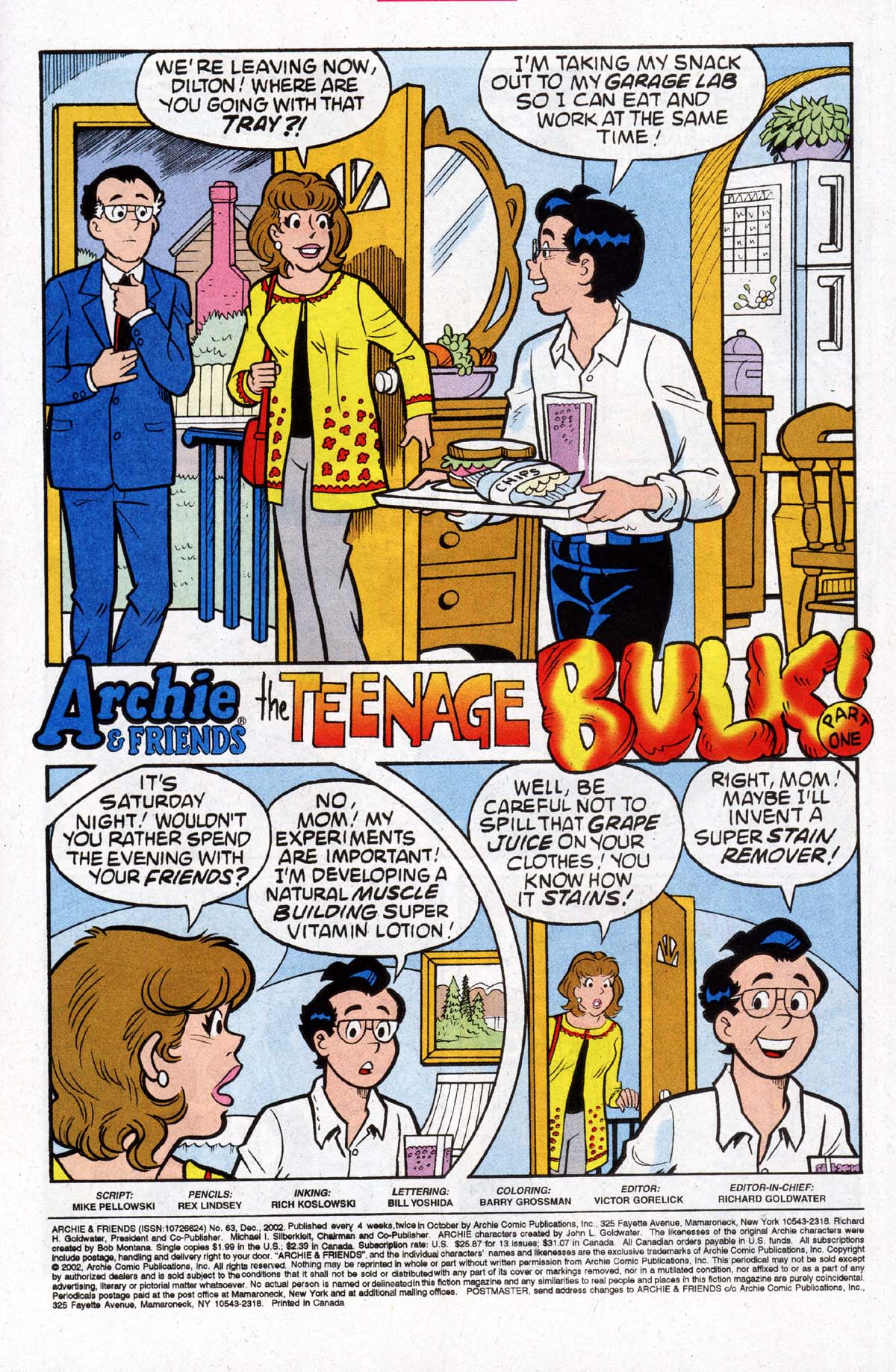 Read online Archie & Friends (1992) comic -  Issue #63 - 2