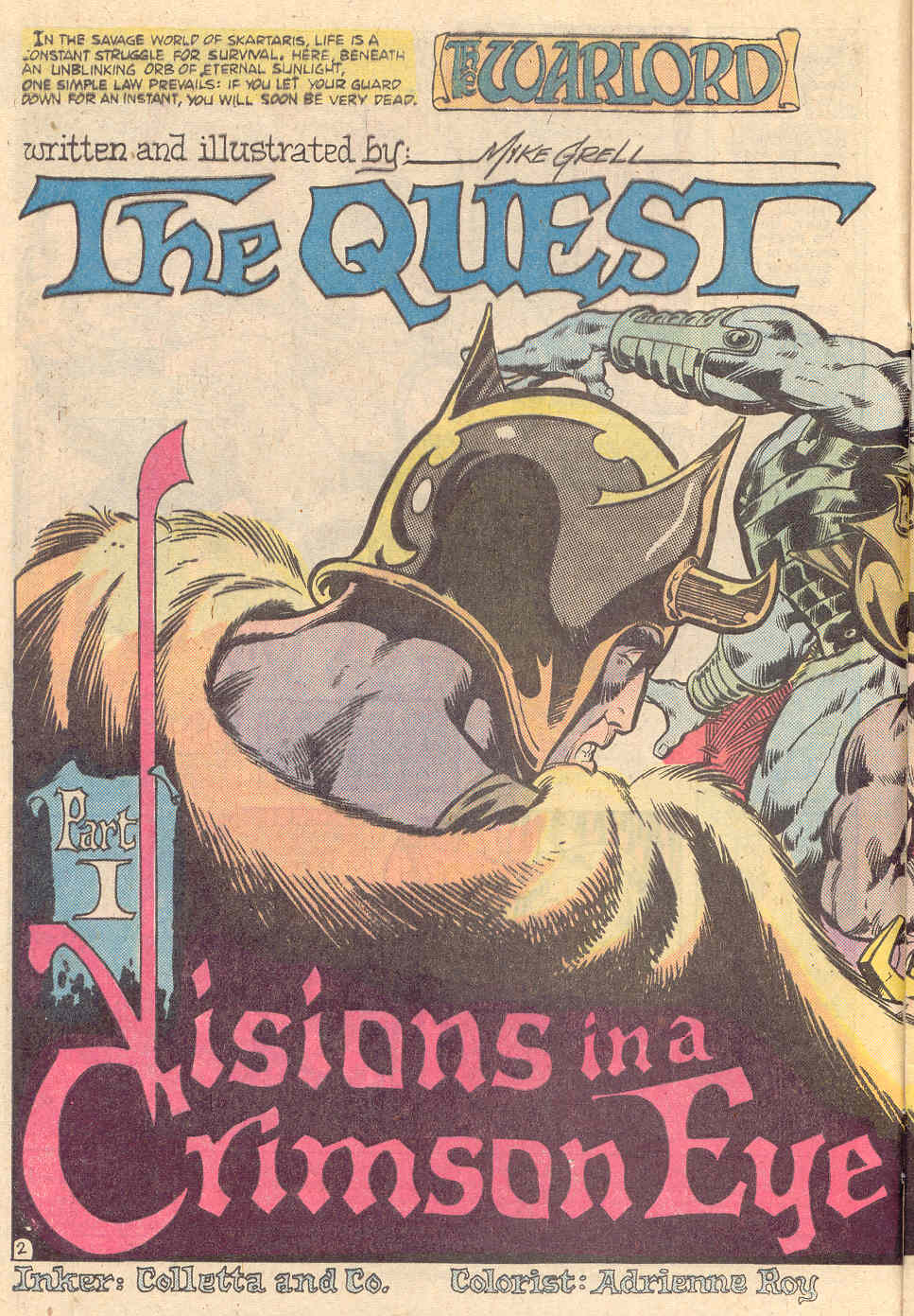 Read online Warlord (1976) comic -  Issue #16 - 3